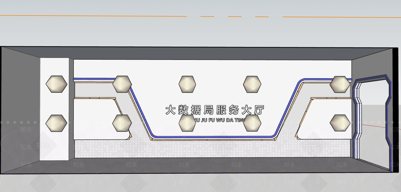 现代轻奢其他公共空间SU模型下载【ID:1173180531】