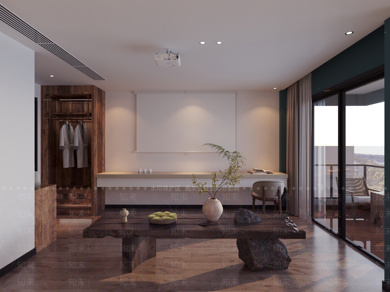 现代民宿3D模型下载【ID:1173186566】