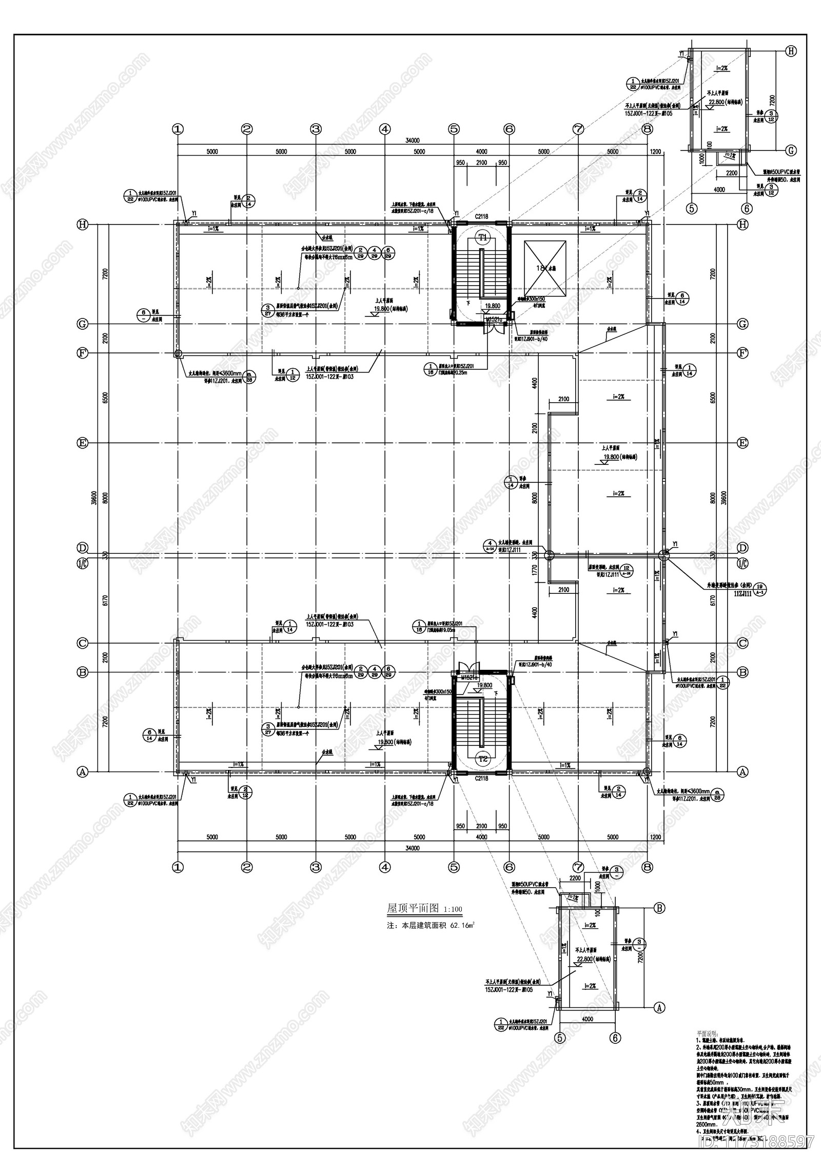 现代学校建筑cad施工图下载【ID:1173188597】