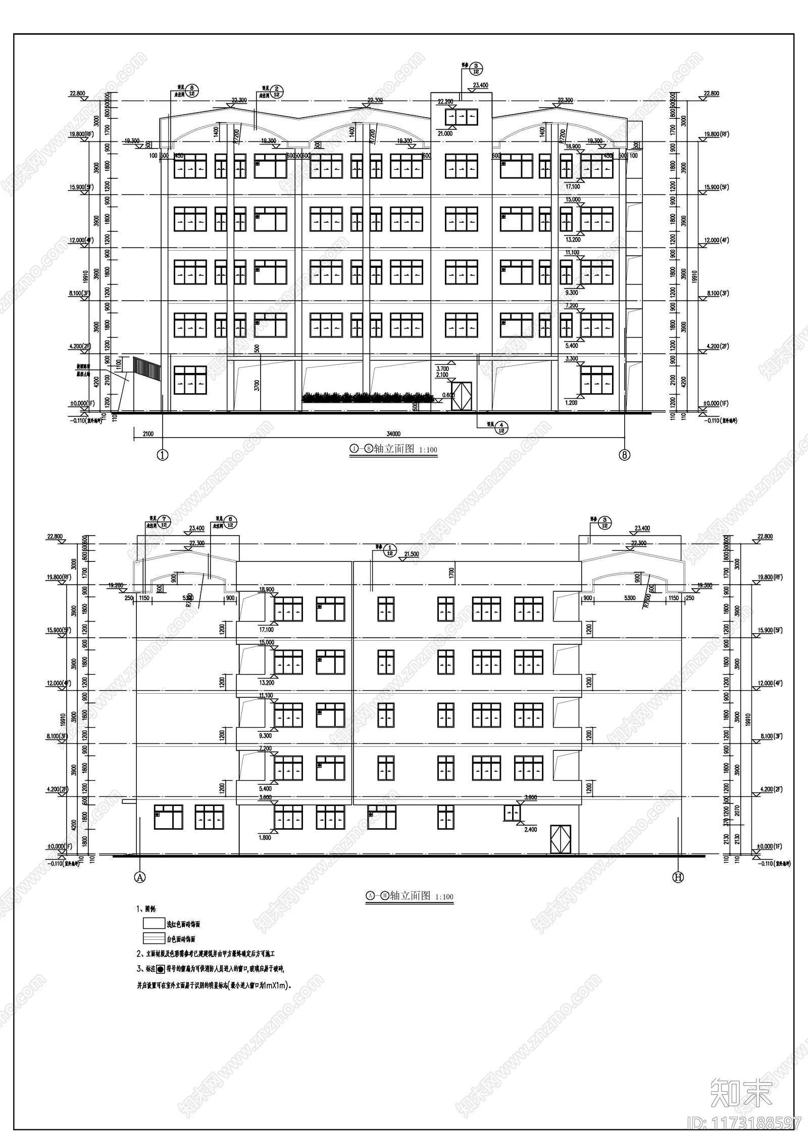 现代学校建筑cad施工图下载【ID:1173188597】
