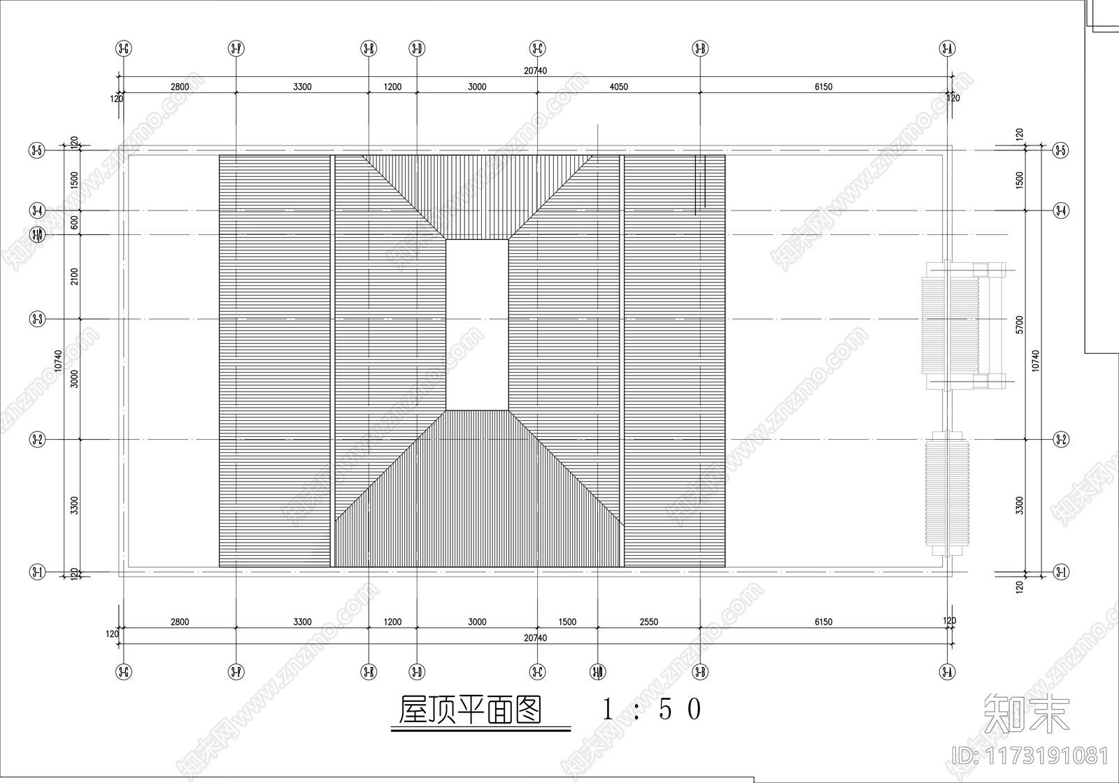 新中式民宿建筑施工图下载【ID:1173191081】