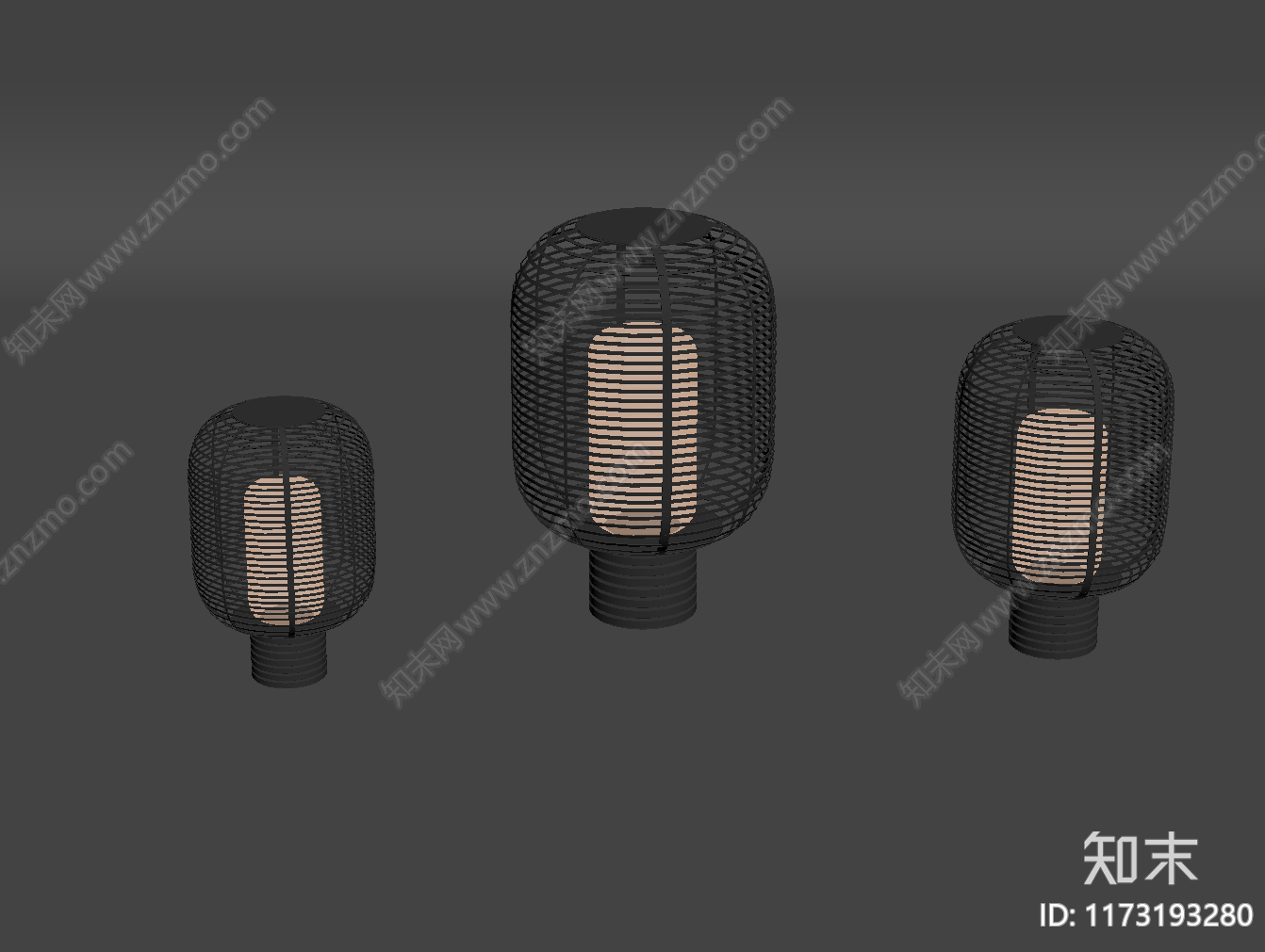 现代其他灯具SU模型下载【ID:1173193280】