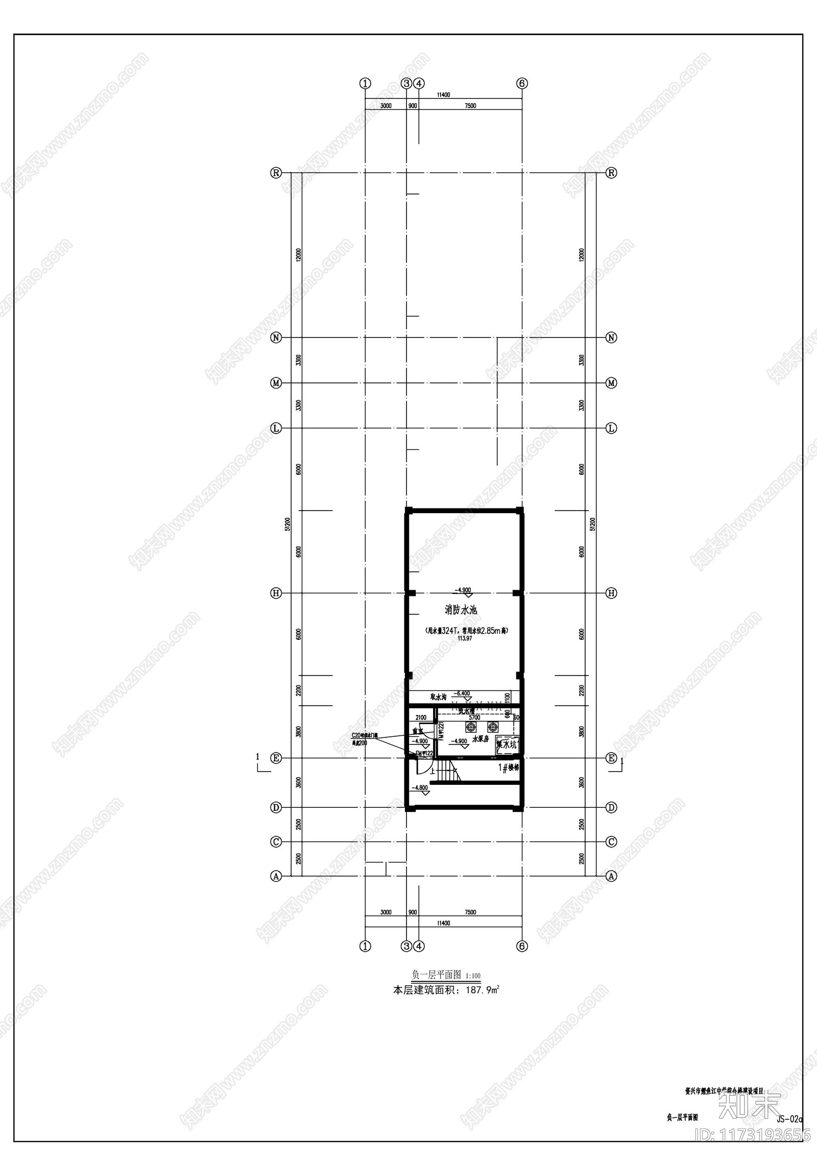 现代学校建筑cad施工图下载【ID:1173193656】