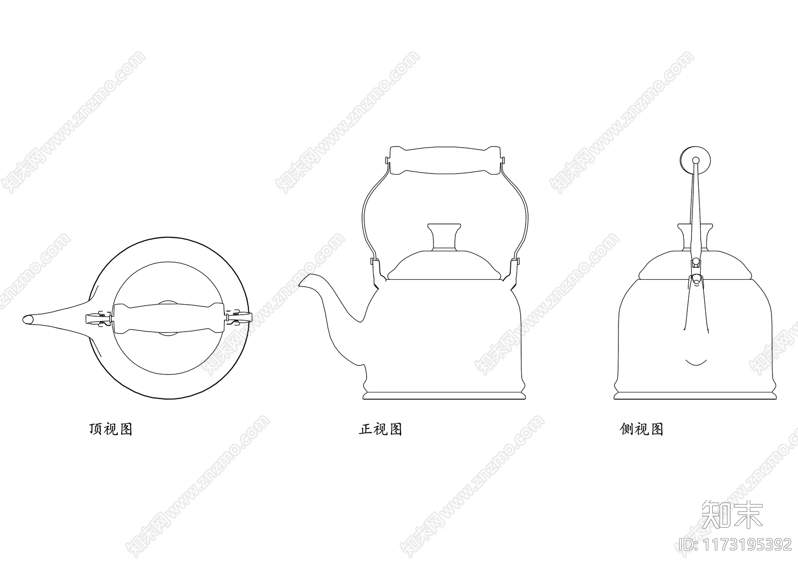 现代厨房设施cad施工图下载【ID:1173195392】