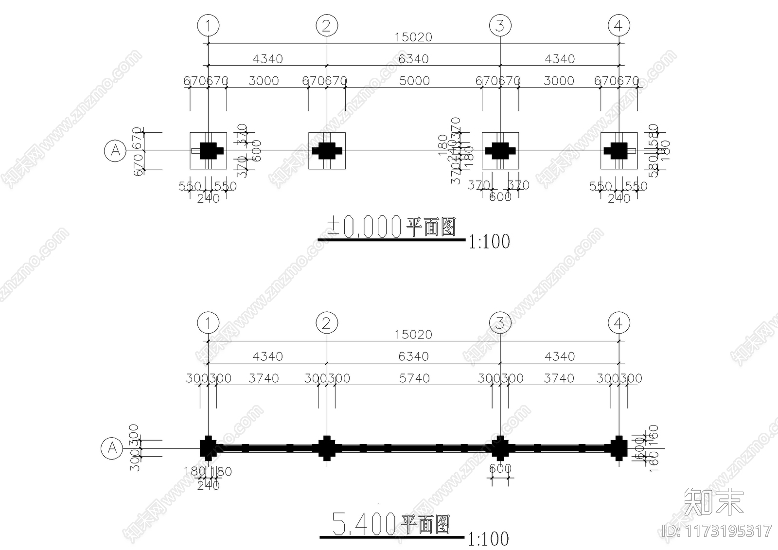 新中式中式古建cad施工图下载【ID:1173195317】