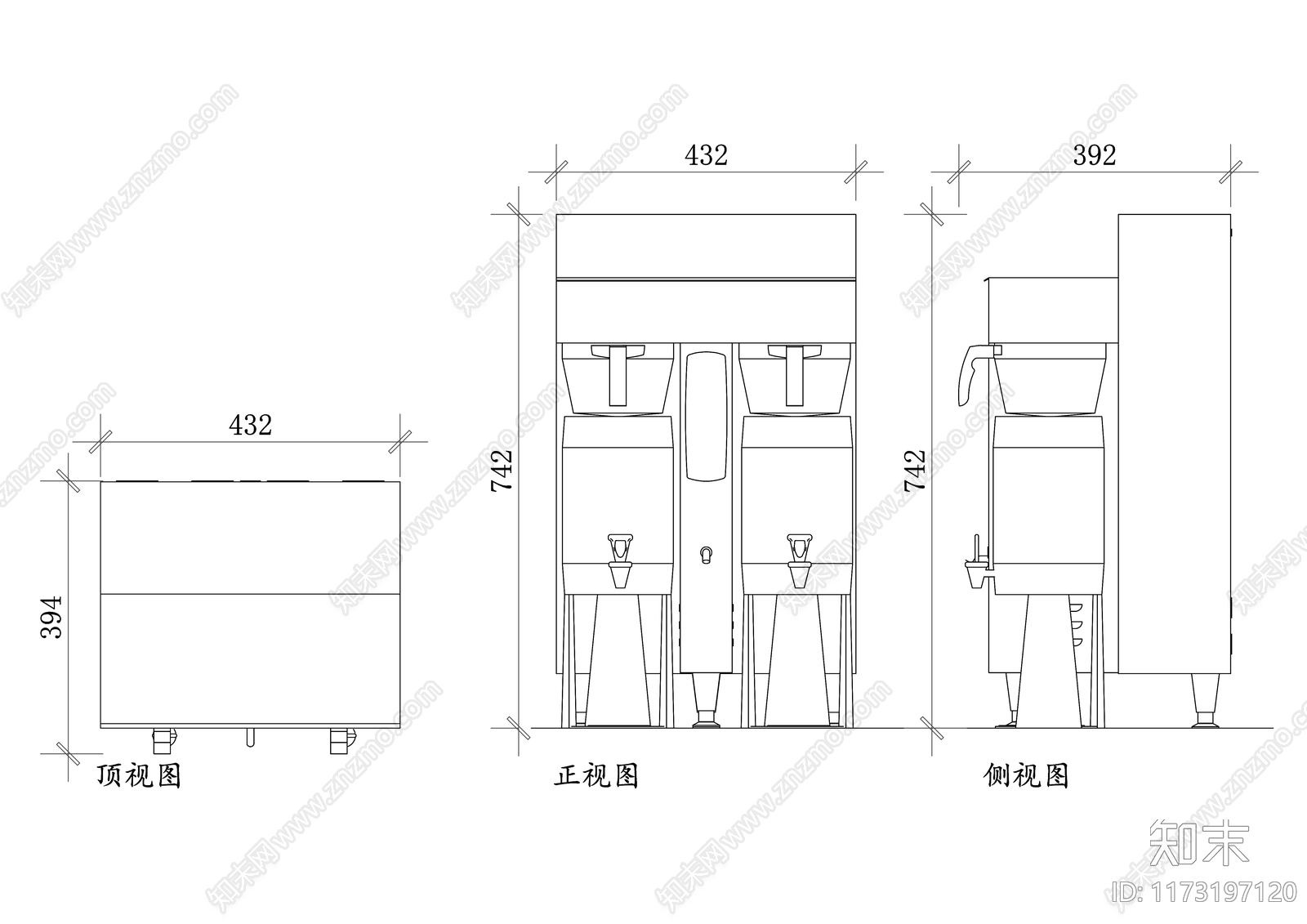 现代茶餐厅cad施工图下载【ID:1173197120】