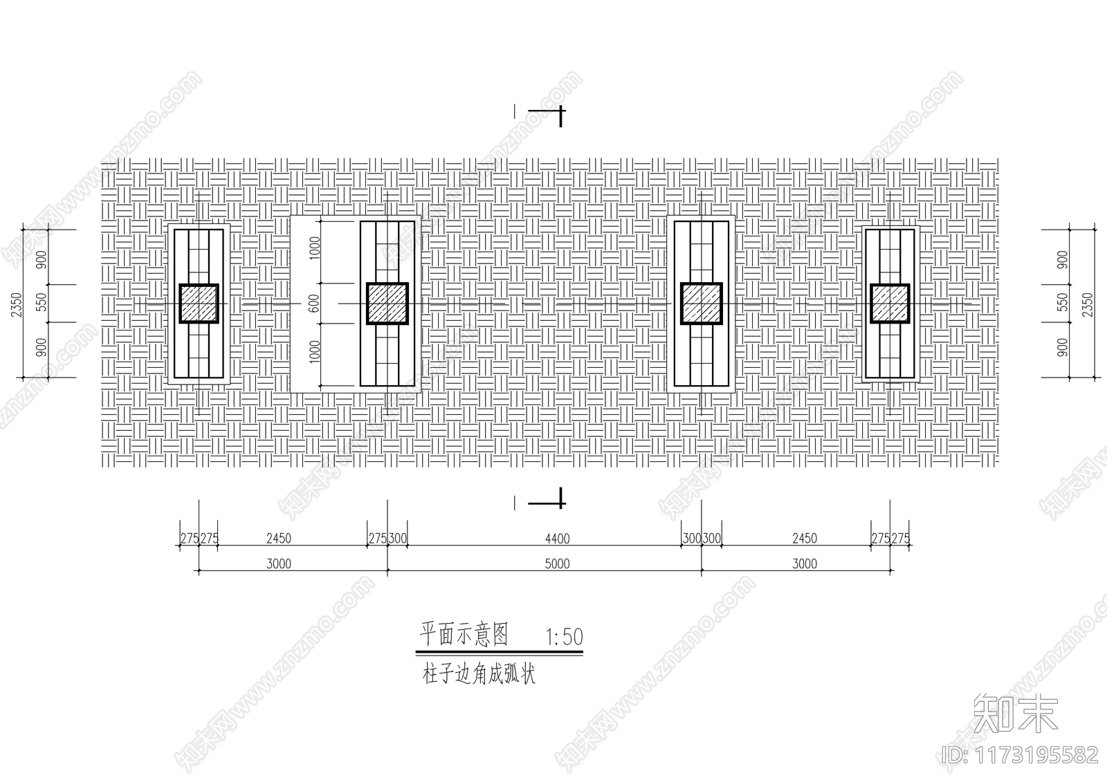 新中式中式古建cad施工图下载【ID:1173195582】