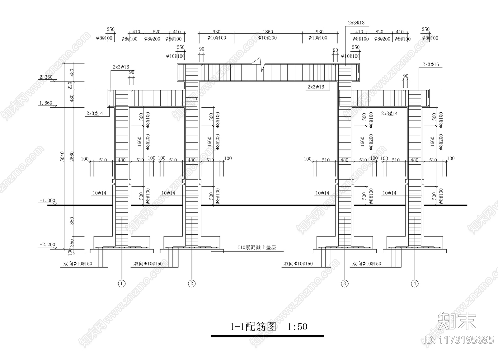 新中式中式古建cad施工图下载【ID:1173195695】