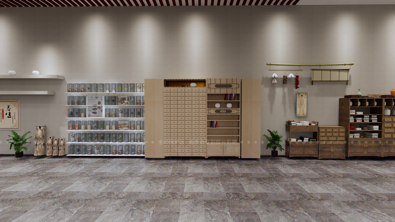中式其他文化空间SU模型下载【ID:1173198696】
