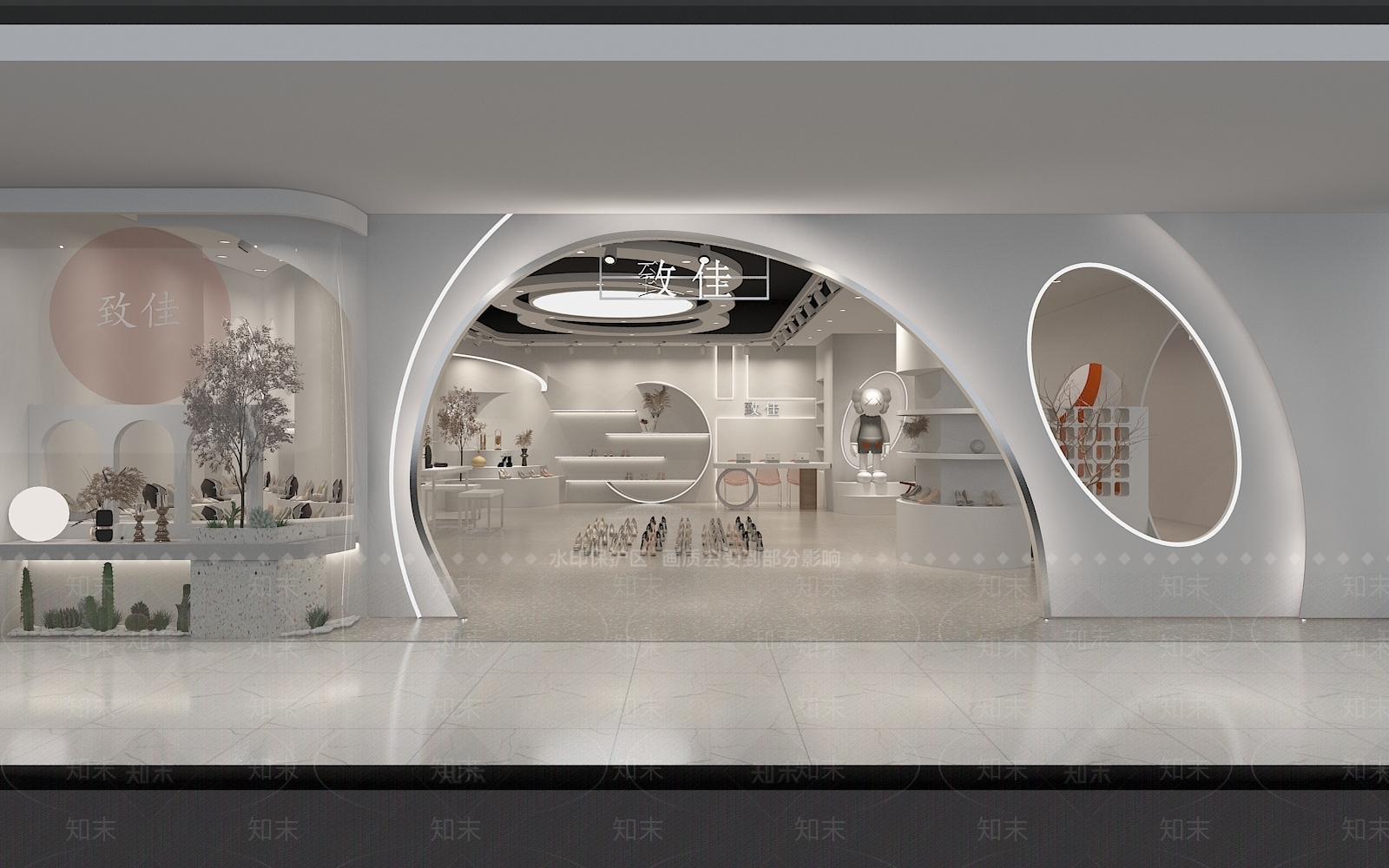 现代服装店3D模型下载【ID:1173202609】