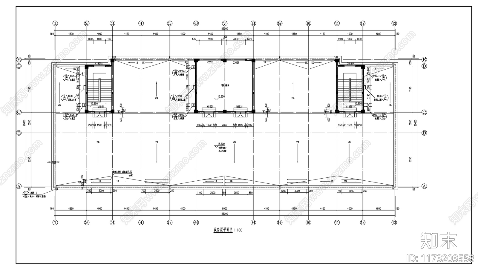 现代学校建筑cad施工图下载【ID:1173203558】