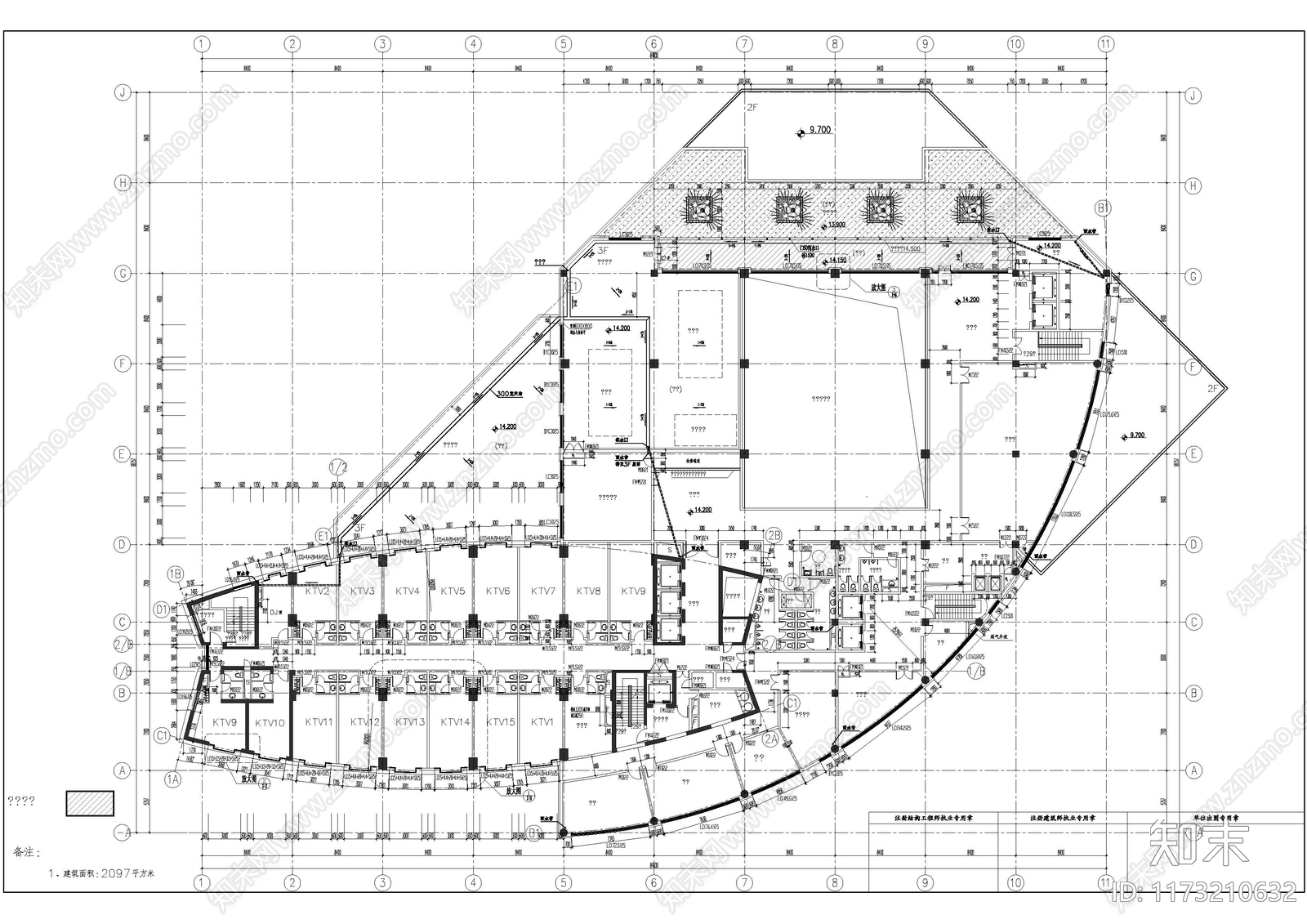 欧式酒店建筑cad施工图下载【ID:1173210632】