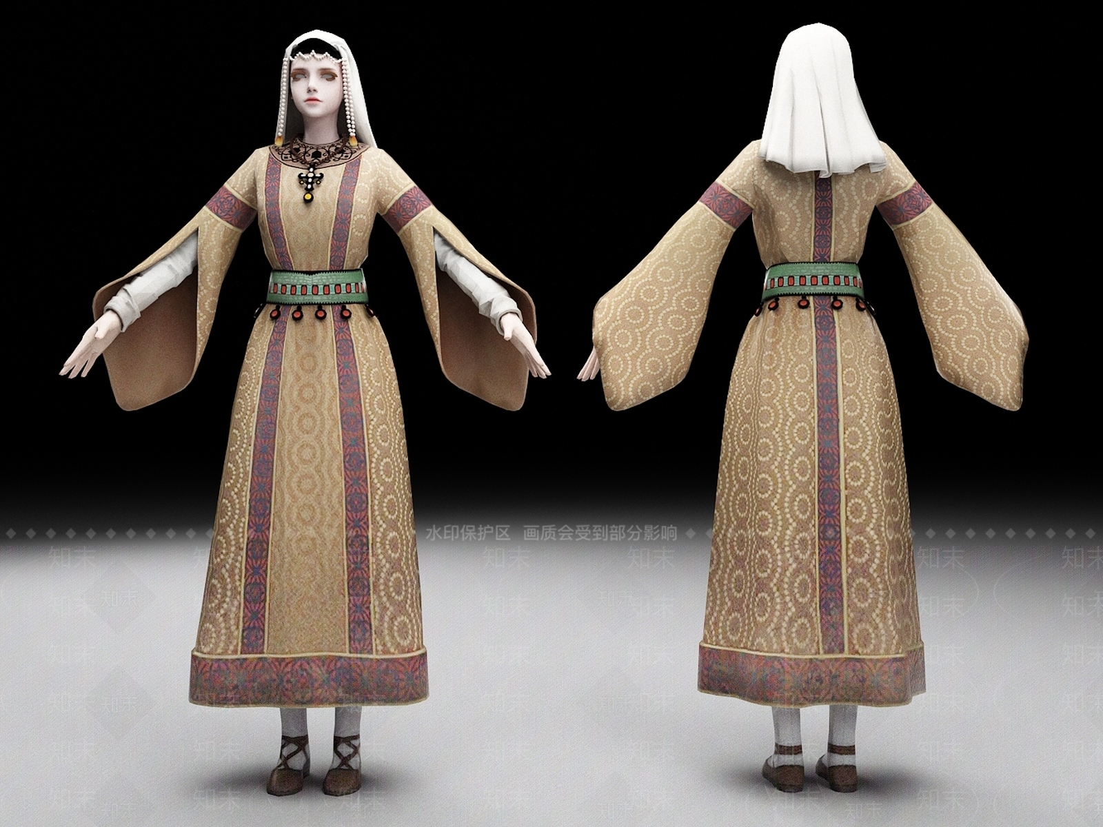 女人3D模型下载【ID:1173210879】