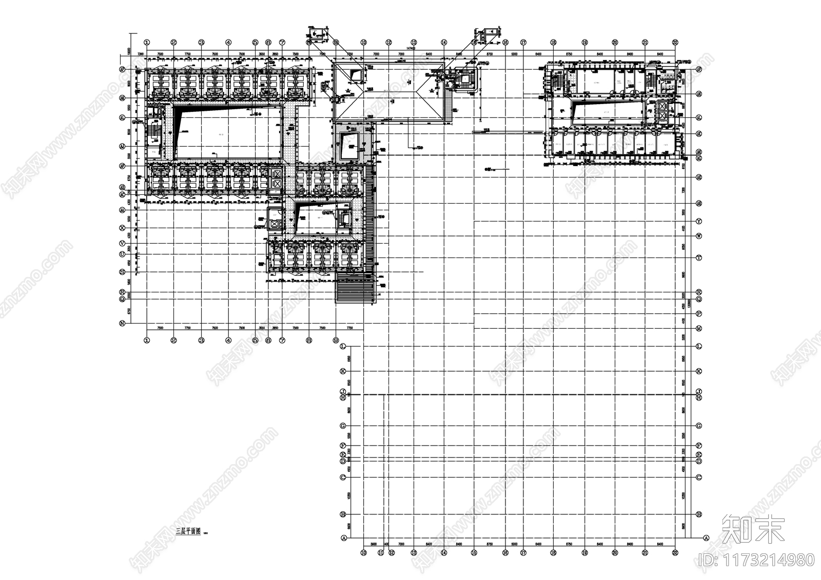 现代新中式其他建筑cad施工图下载【ID:1173214980】