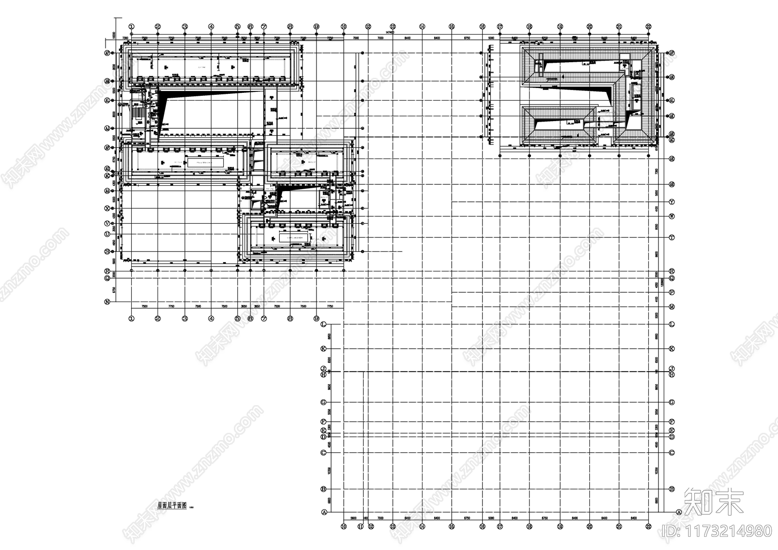 现代新中式其他建筑cad施工图下载【ID:1173214980】