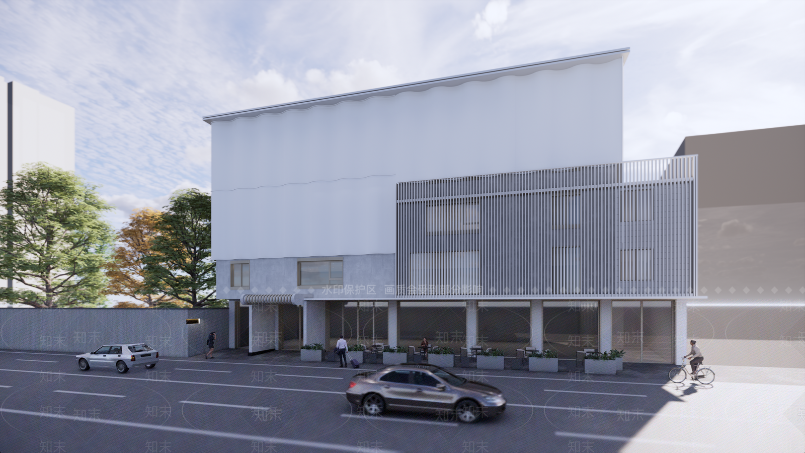 现代其他商业建筑SU模型下载【ID:1173217383】