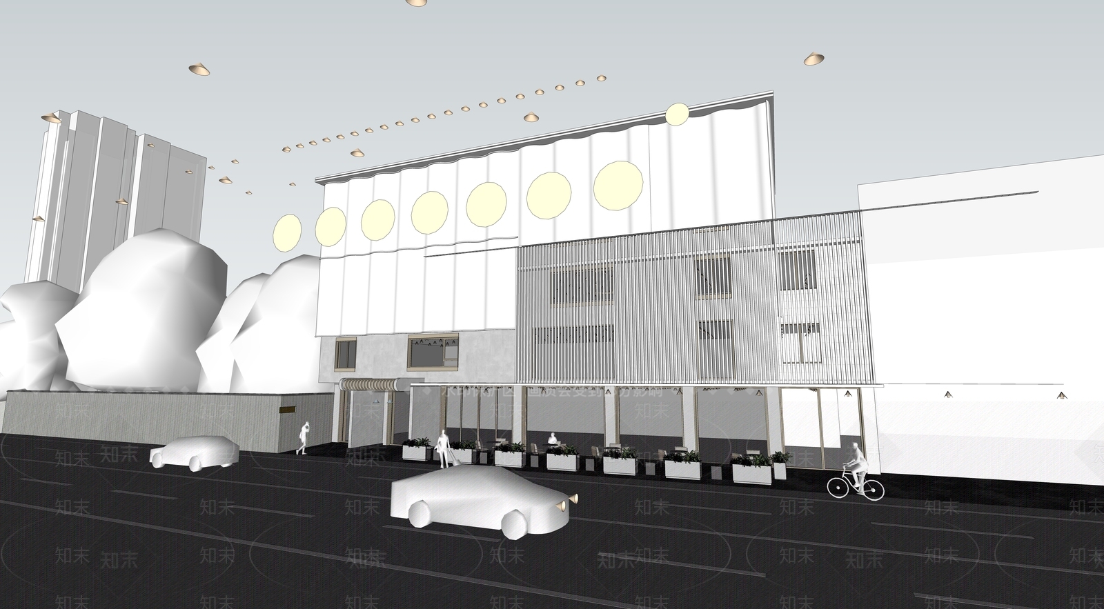 现代其他商业建筑SU模型下载【ID:1173217383】