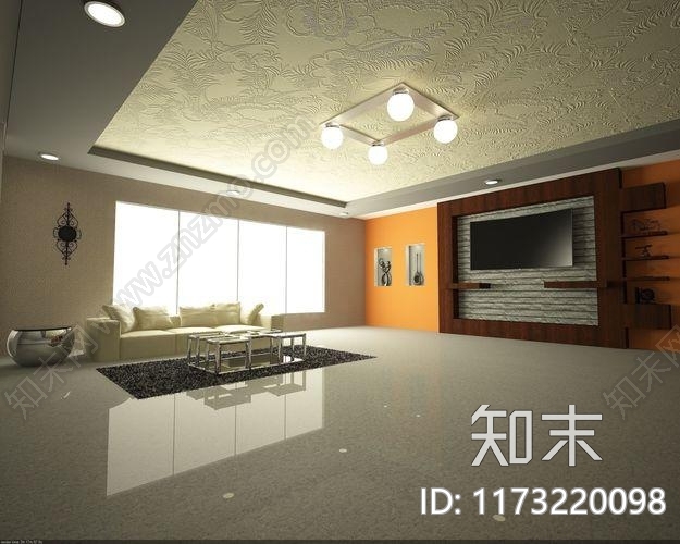 家居客厅3D模型下载【ID:1173220098】