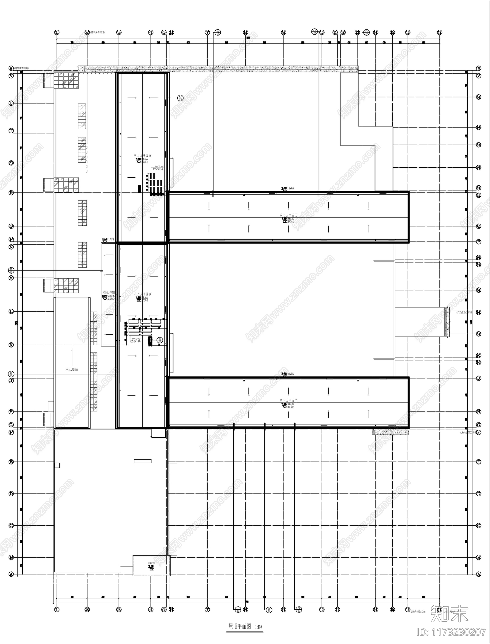 现代学校建筑cad施工图下载【ID:1173230207】