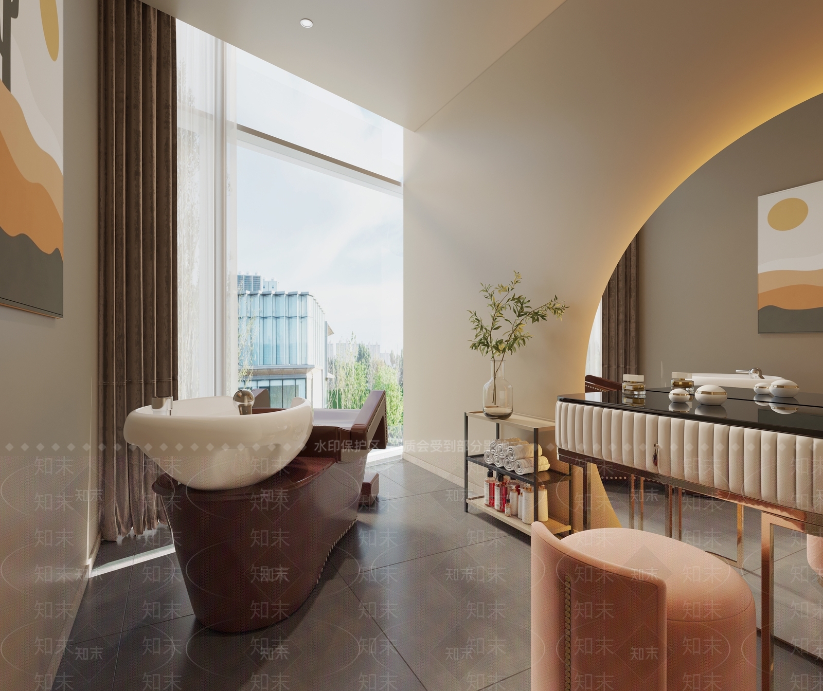 现代美容院3D模型下载【ID:1173230650】