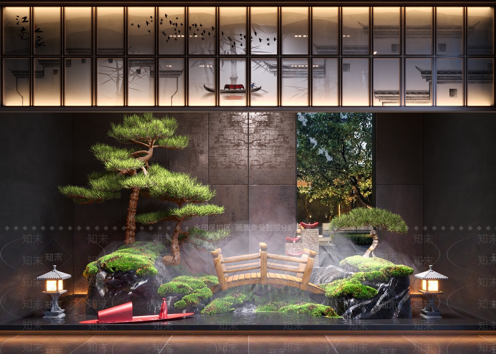 室内景观SU模型精品下载_SketchUp模型_知末网