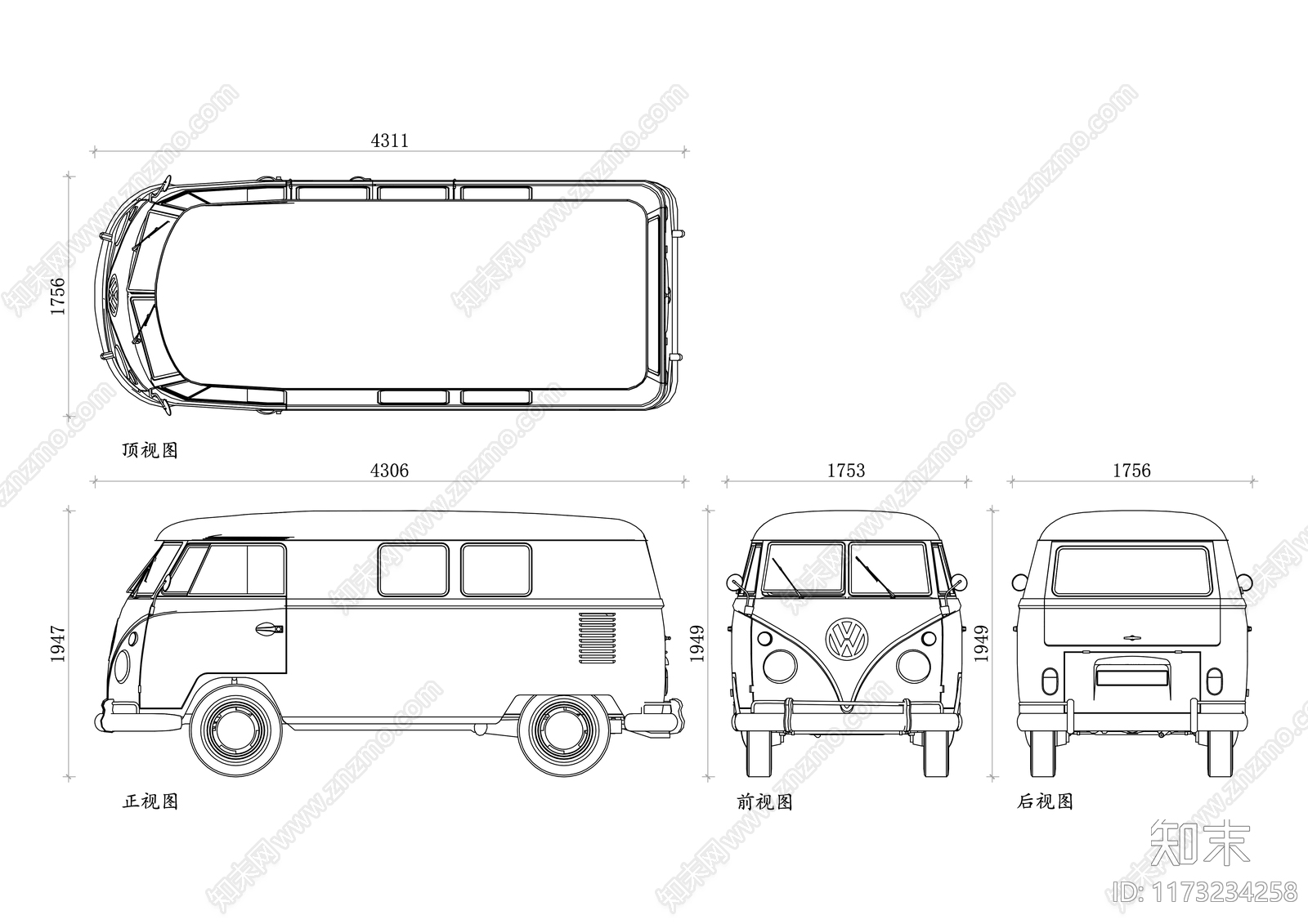 现代交通工具图库施工图下载【ID:1173234258】