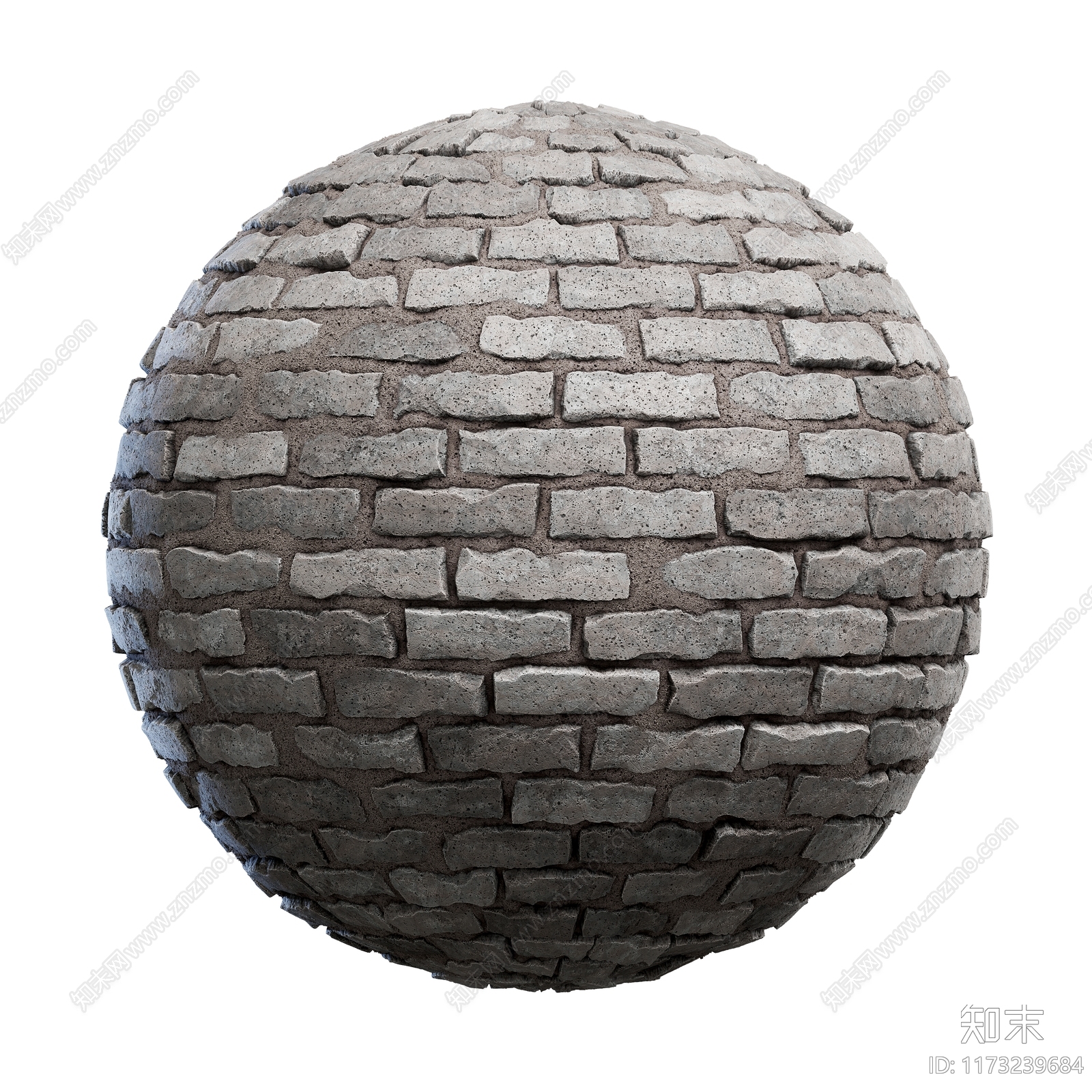 粗糙灰砖墙下载【ID:1173239684】