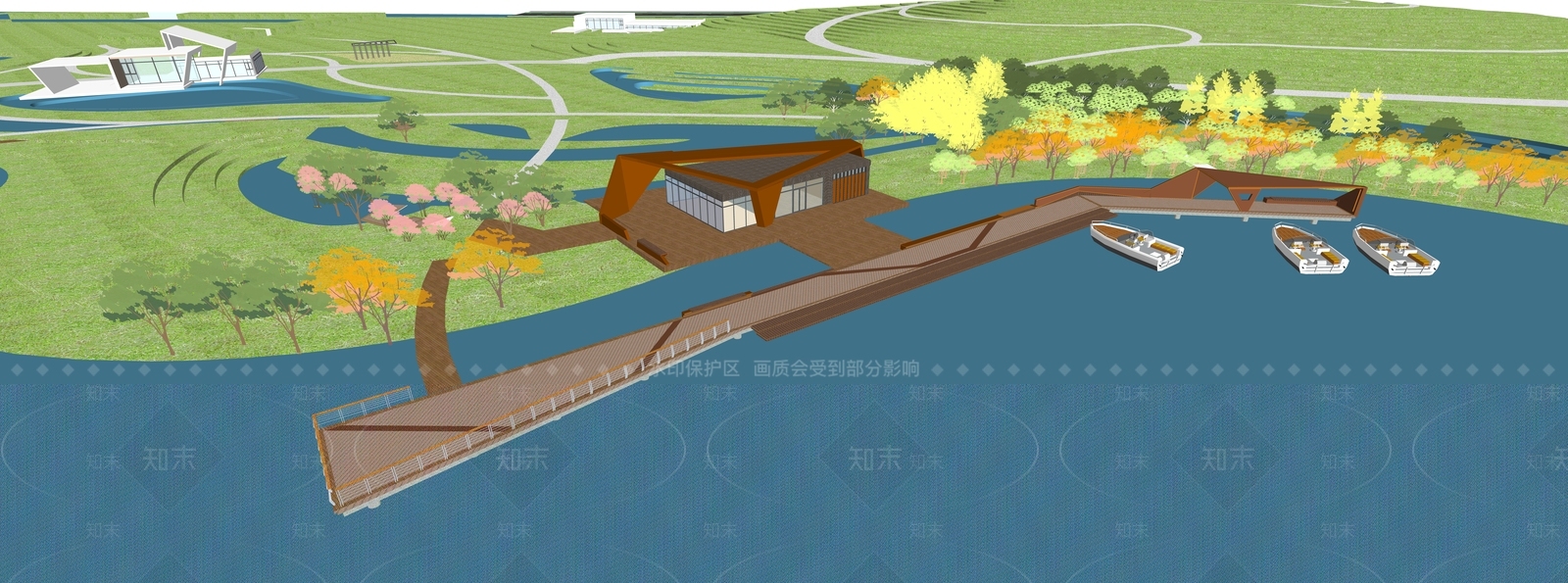 现代简约驿站SU模型下载【ID:1173247856】