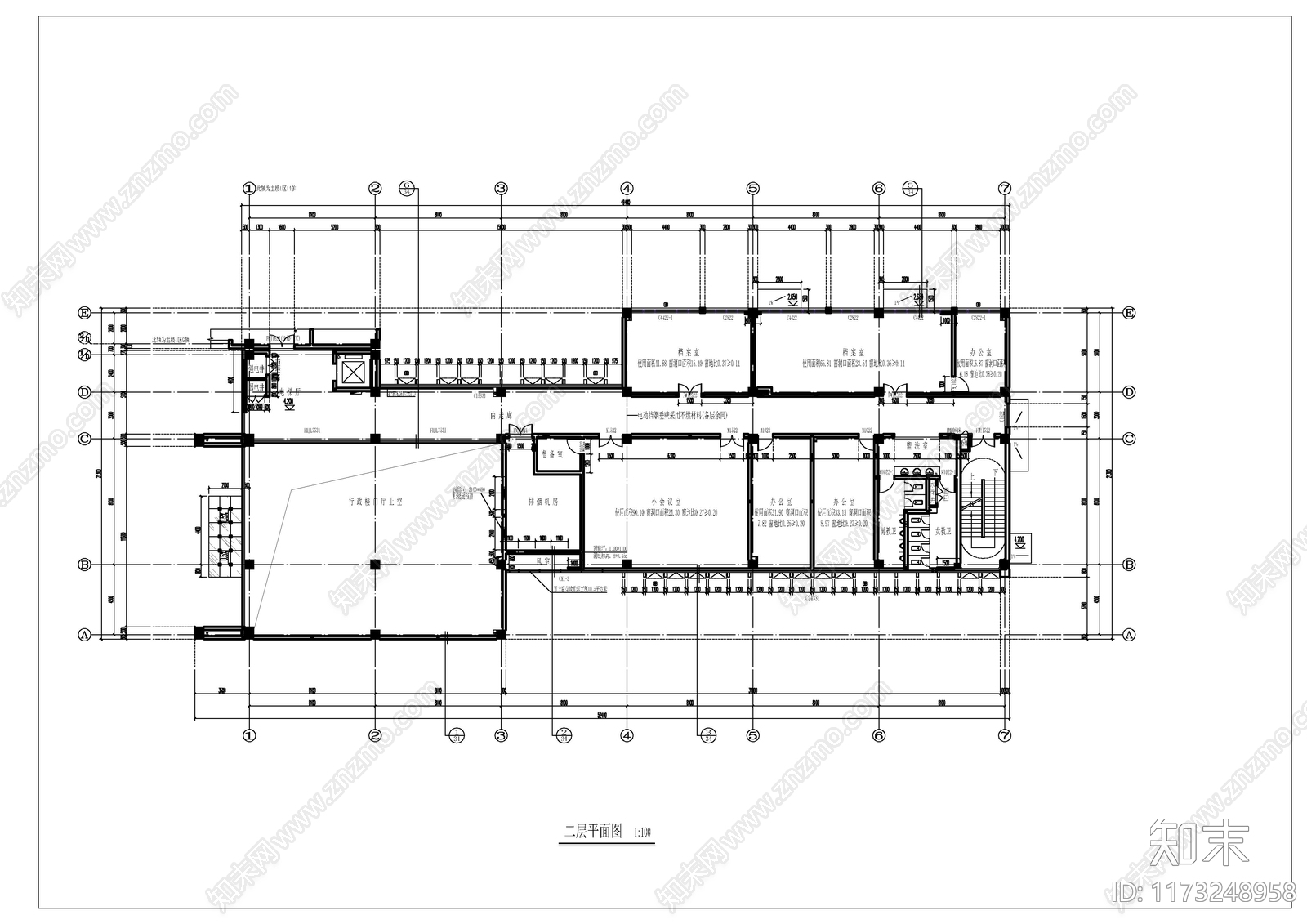 现代学校建筑cad施工图下载【ID:1173248958】