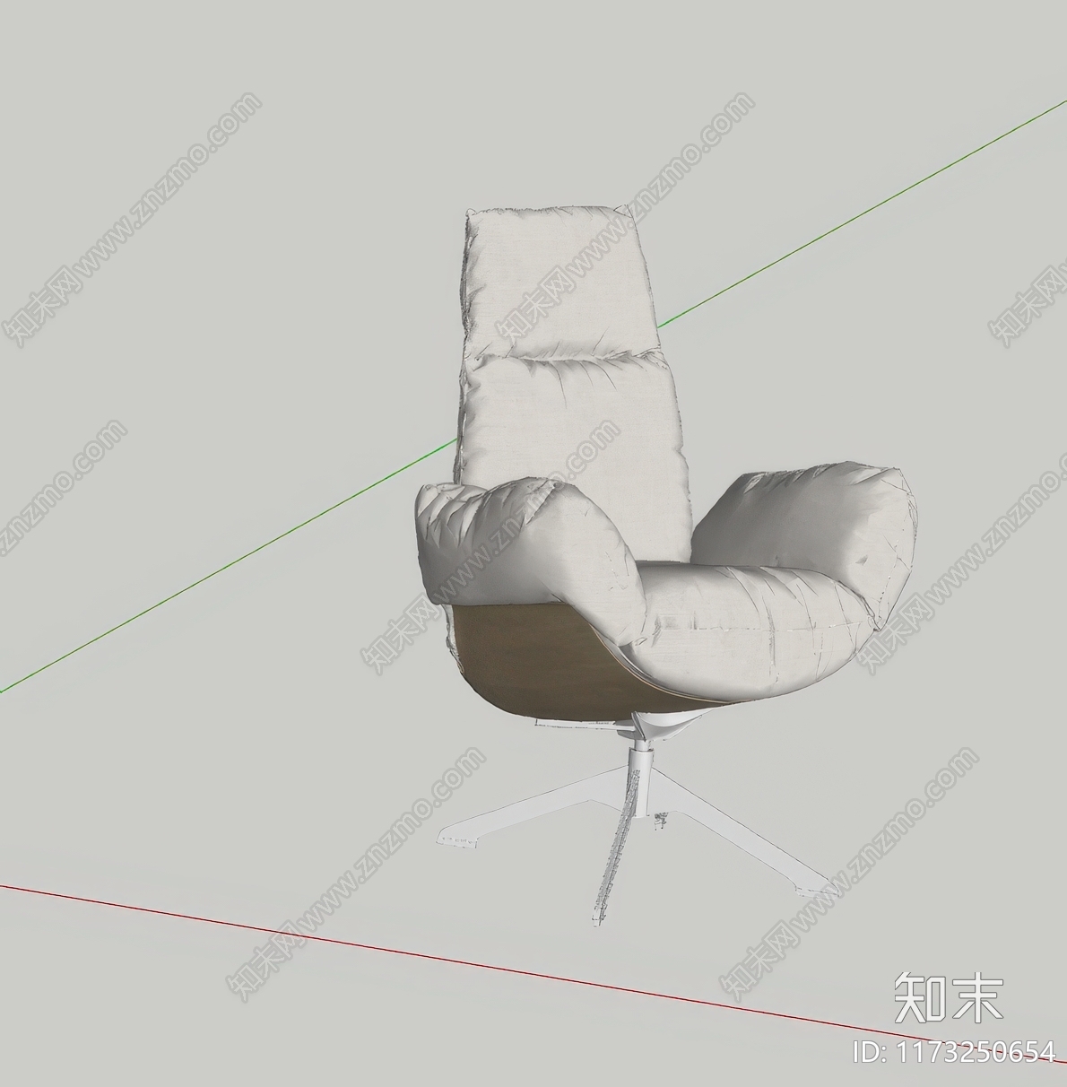 现代办公椅SU模型下载【ID:1173250654】