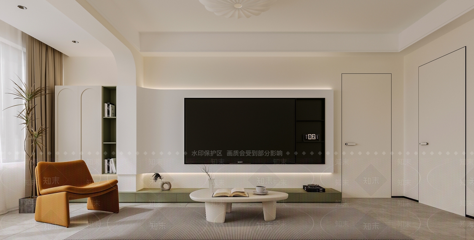 法式玄关3D模型下载【ID:1214777141】