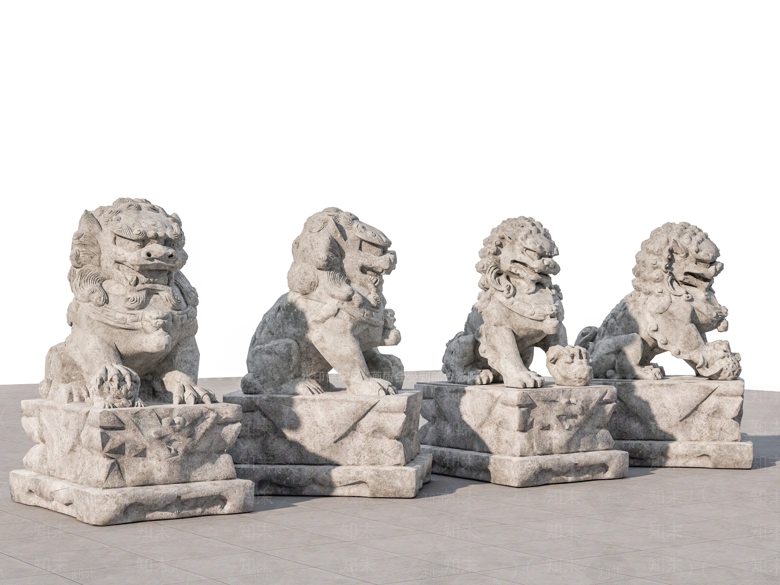 新中式现代庭院小品SU模型下载【ID:1173261868】