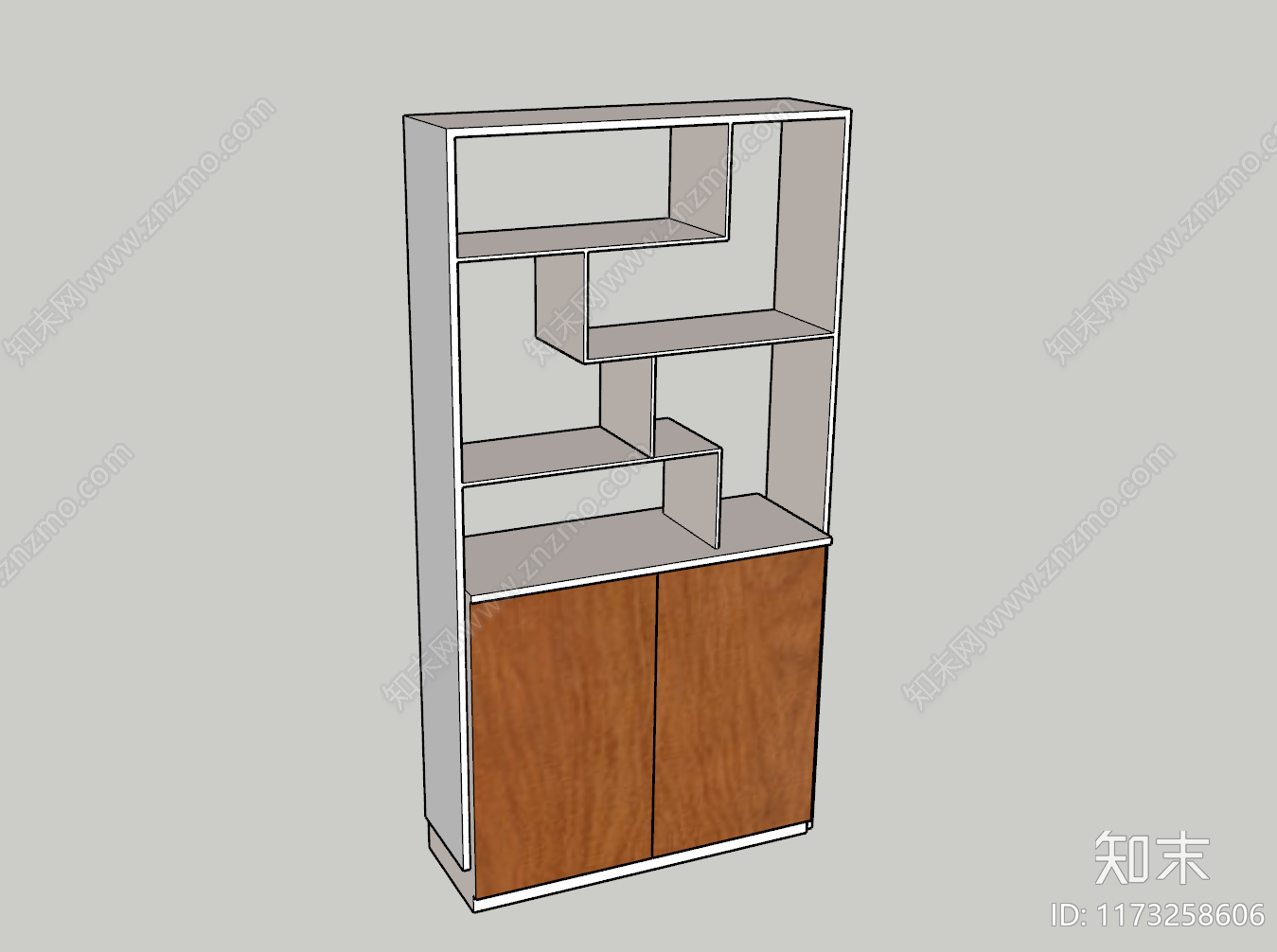 现代简约玄关柜SU模型下载【ID:1173258606】