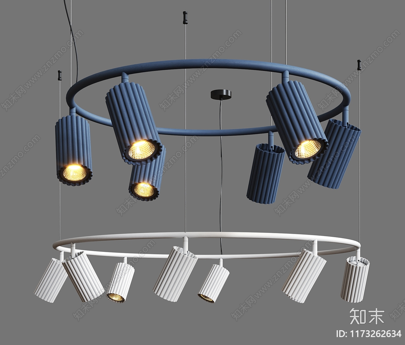 现代射灯3D模型下载【ID:1173262634】