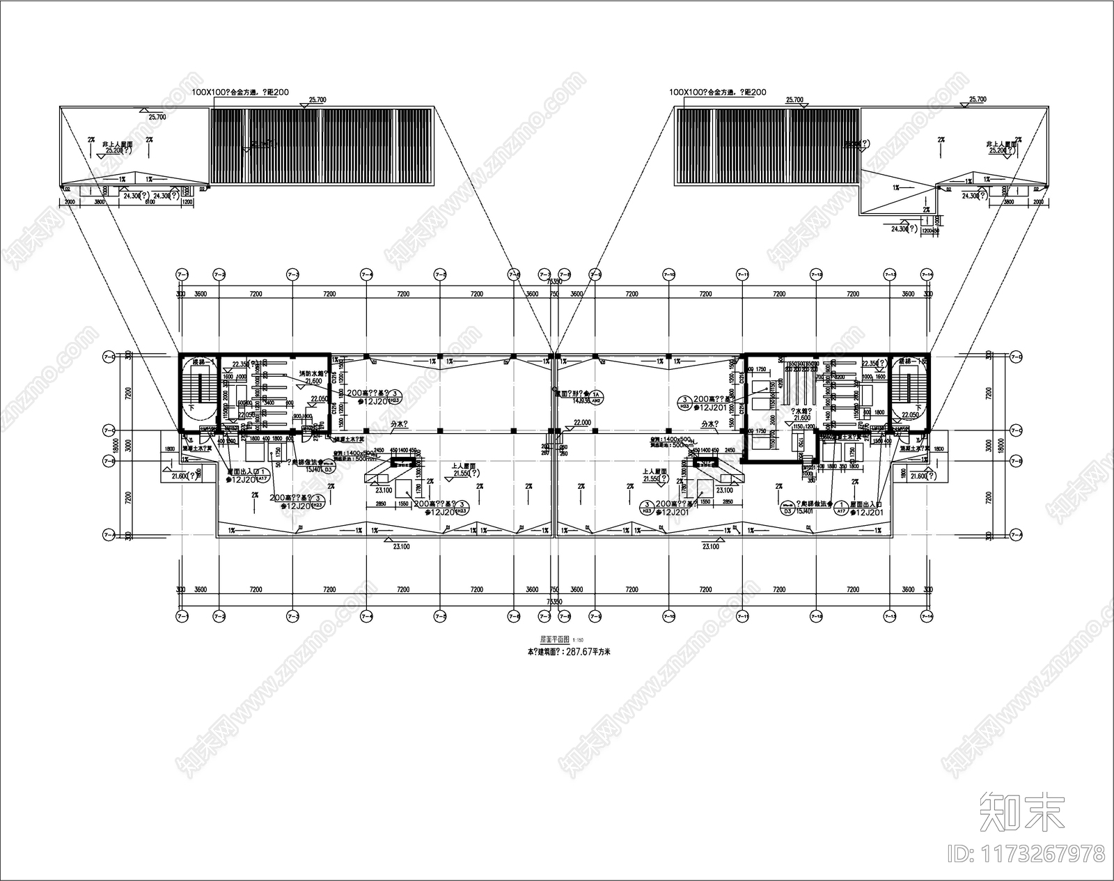 现代其他居住建筑cad施工图下载【ID:1173267978】