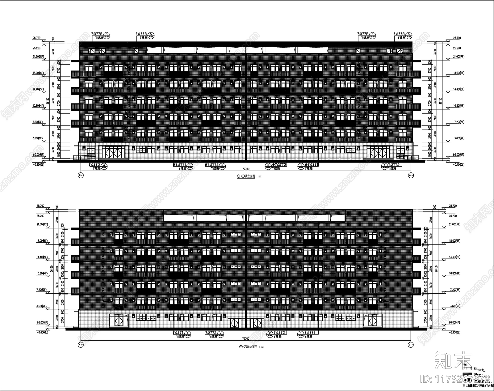 现代其他居住建筑cad施工图下载【ID:1173267978】