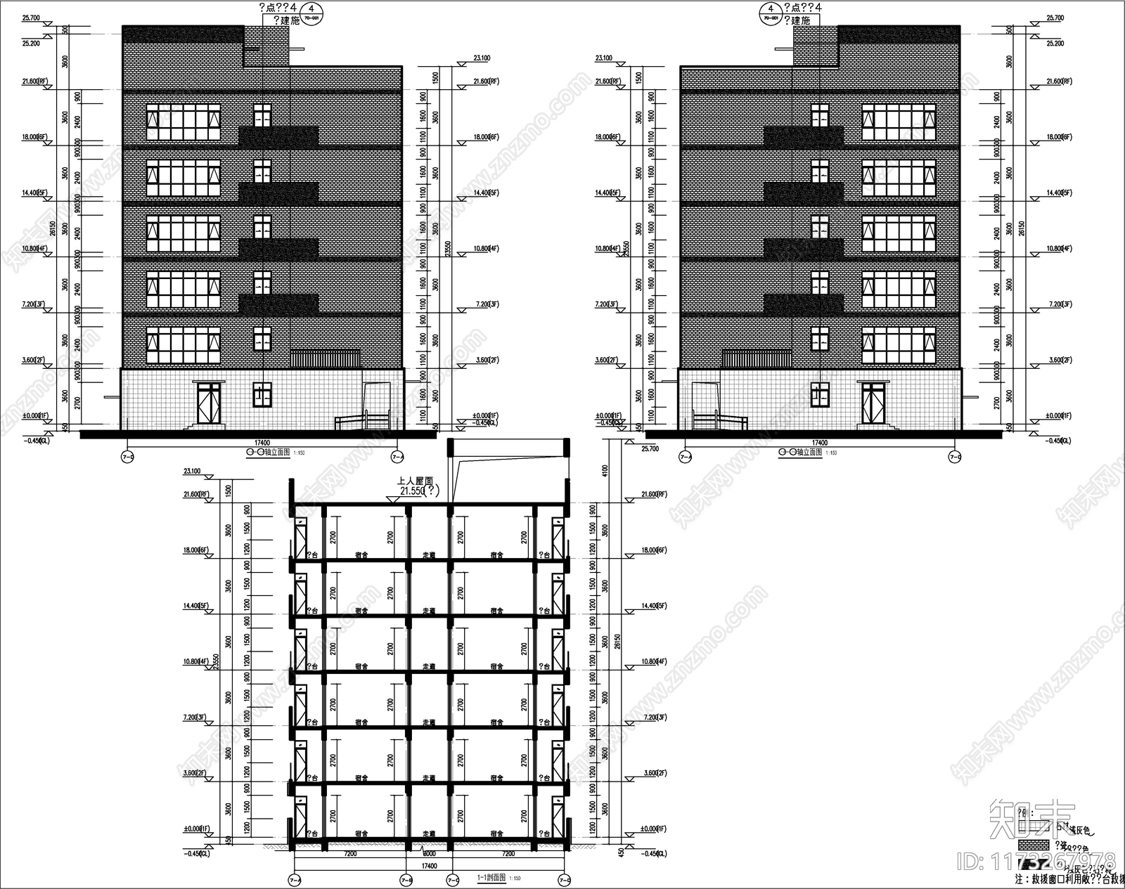 现代其他居住建筑cad施工图下载【ID:1173267978】