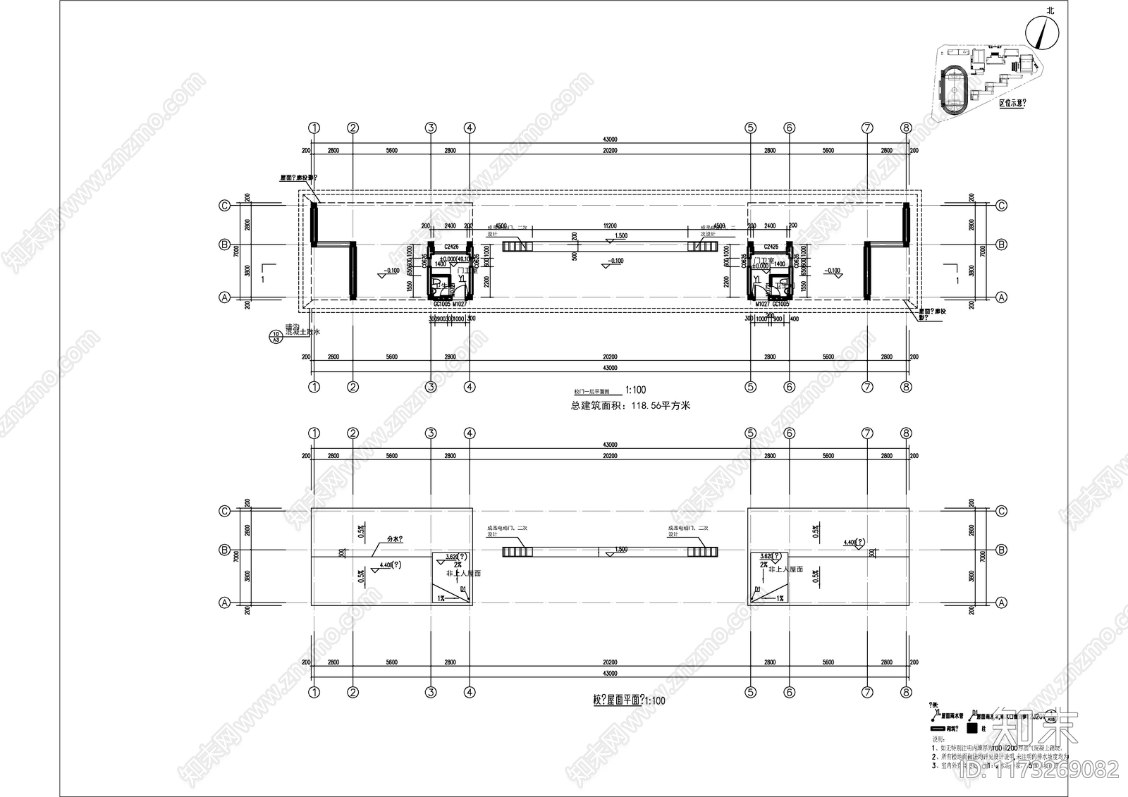 现代其他建筑cad施工图下载【ID:1173269082】