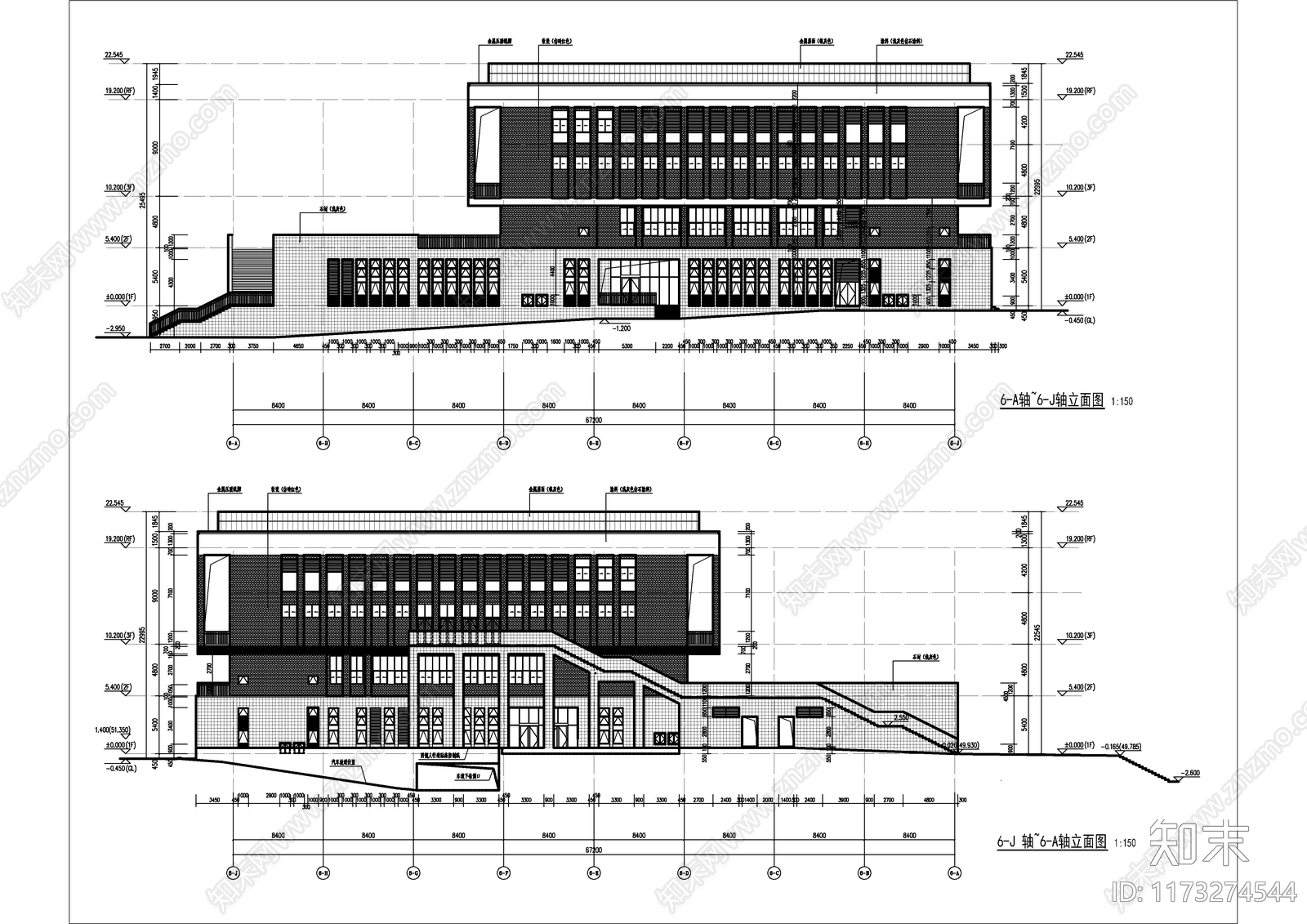 现代其他建筑施工图下载【ID:1173274544】