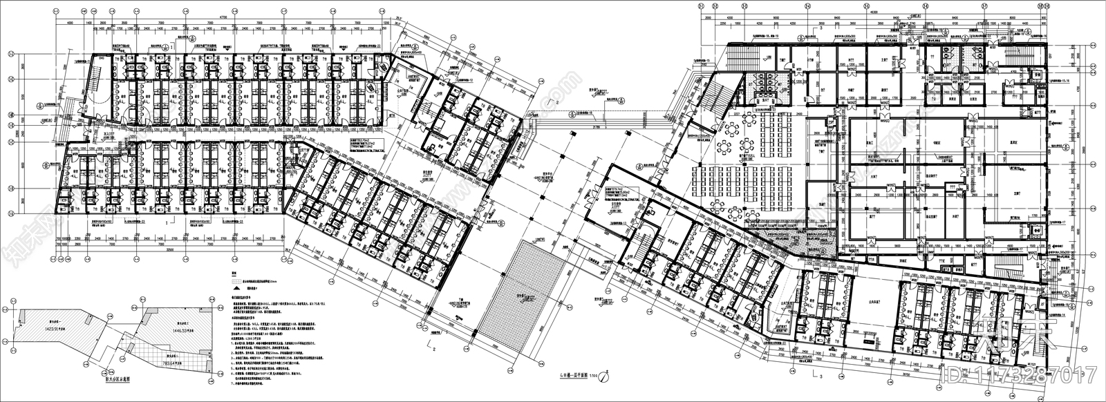 现代其他居住建筑cad施工图下载【ID:1173287017】