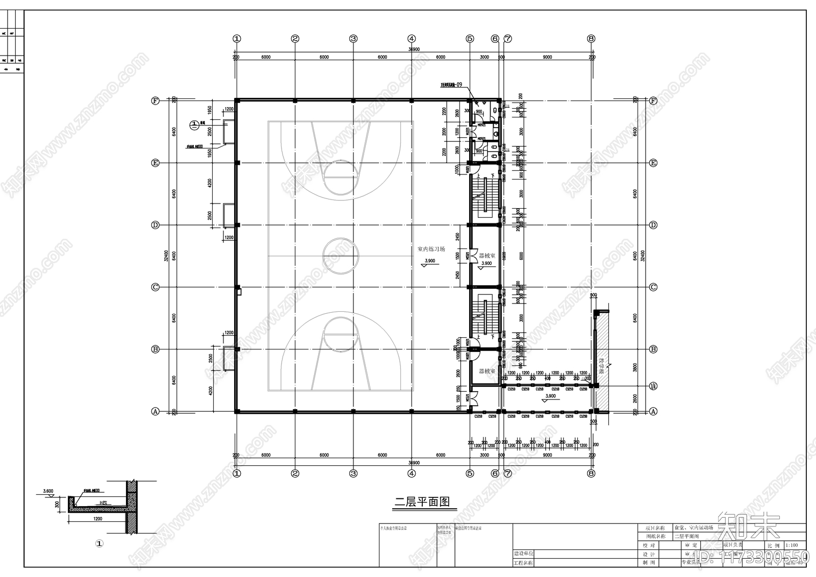 现代其他建筑cad施工图下载【ID:1173300550】