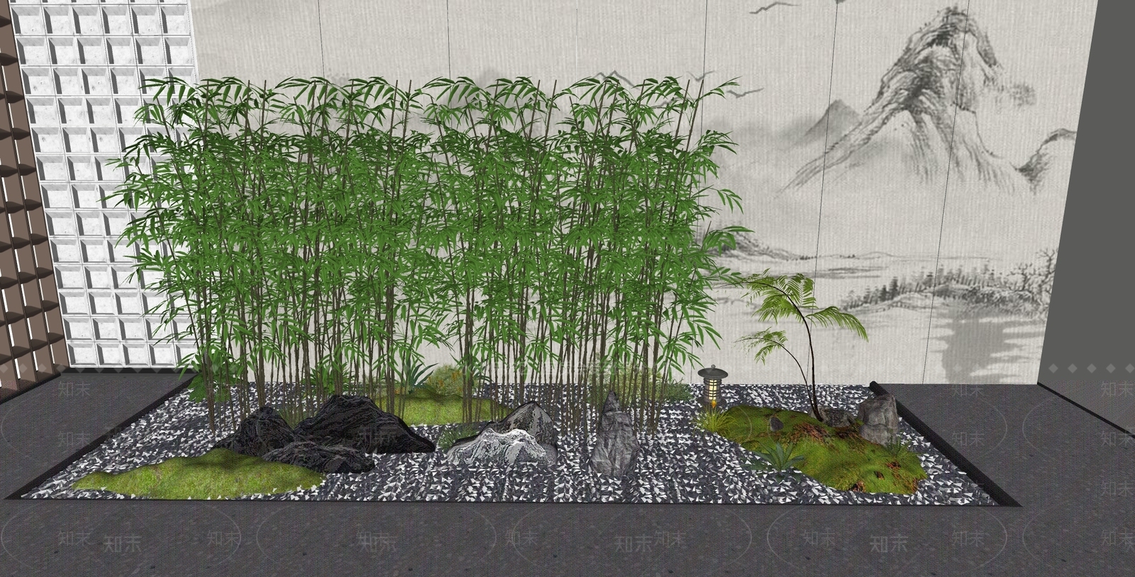 竹子SU模型下载【ID:1173304785】