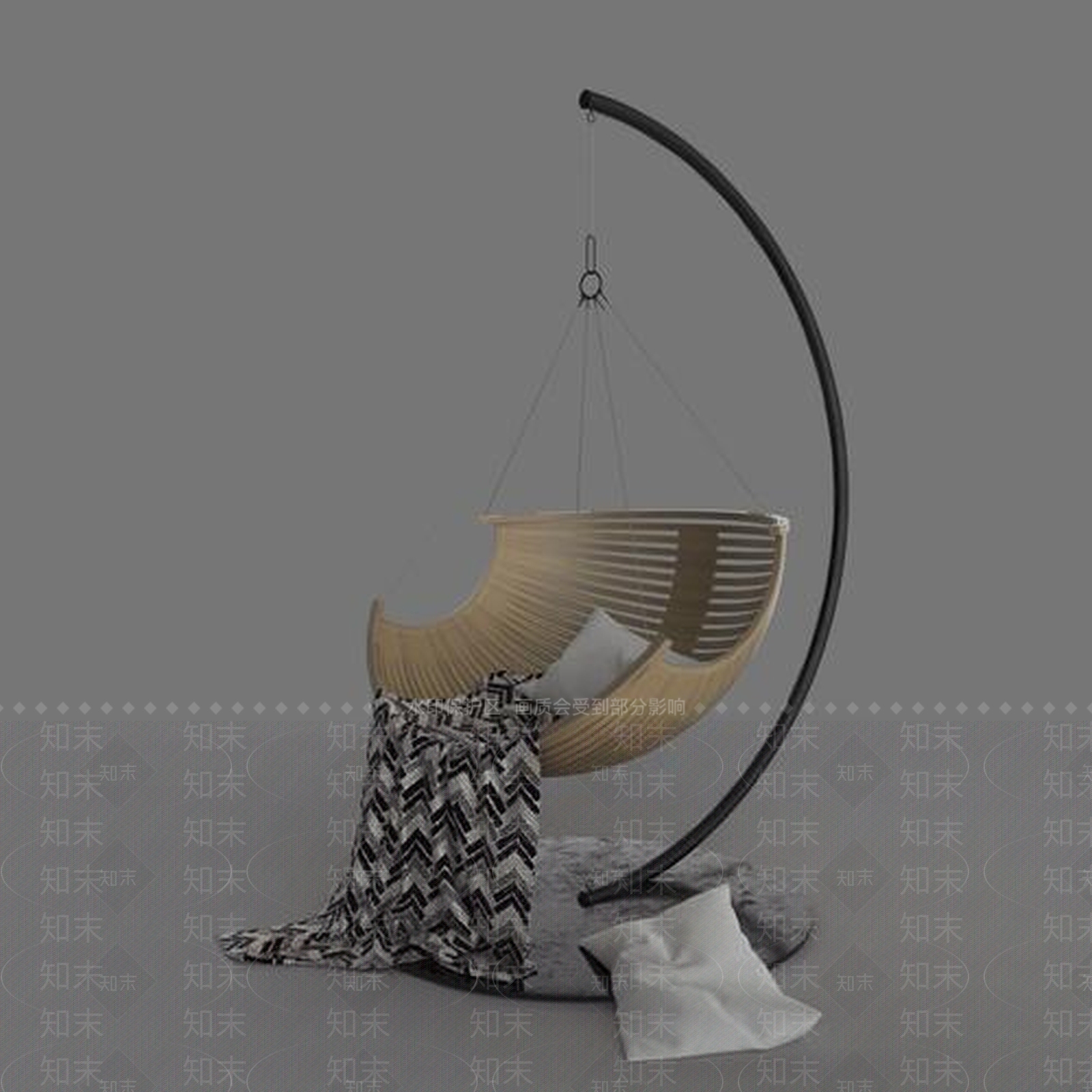 吊椅3D模型下载【ID:1173306725】