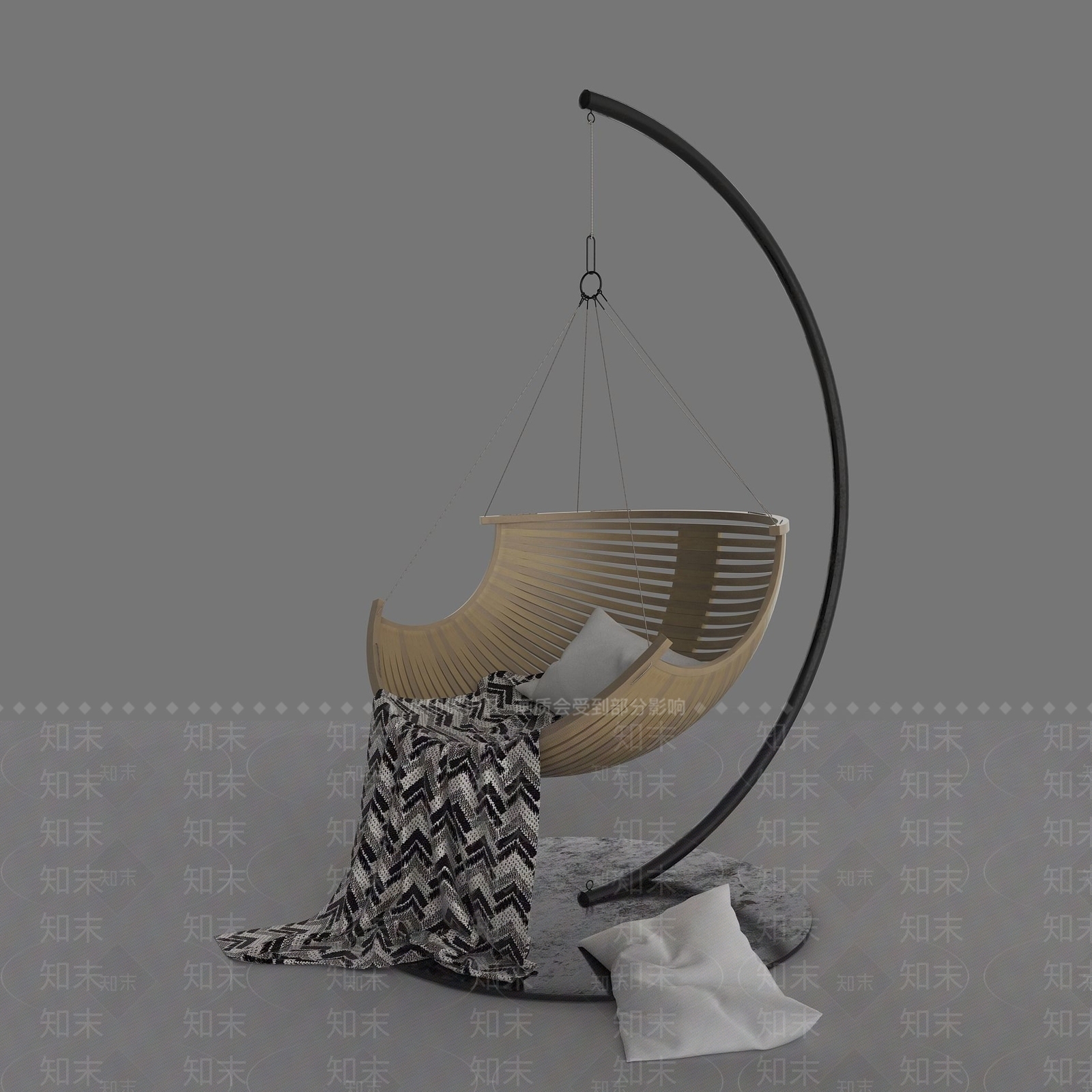 吊椅3D模型下载【ID:1173306725】