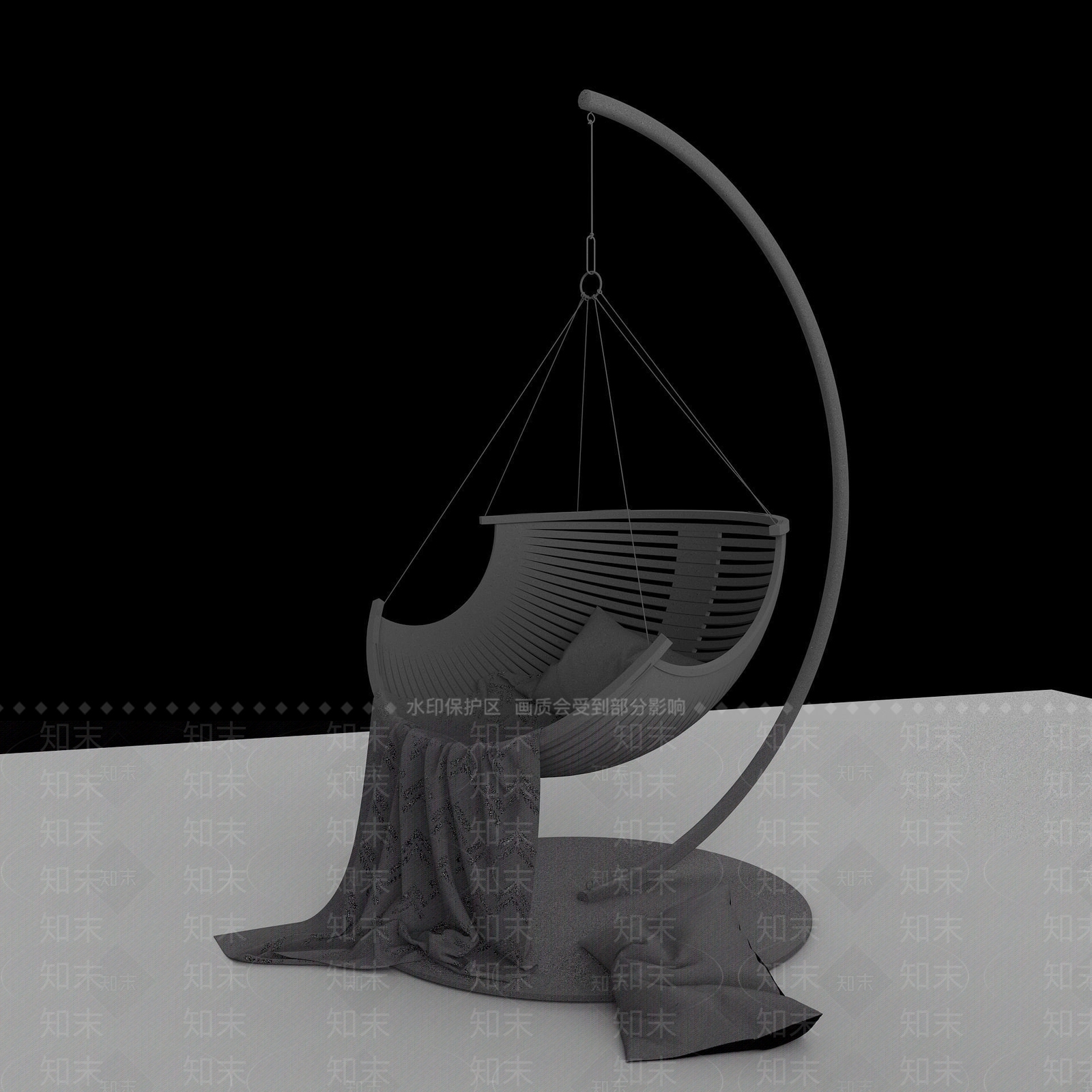 吊椅3D模型下载【ID:1173306725】