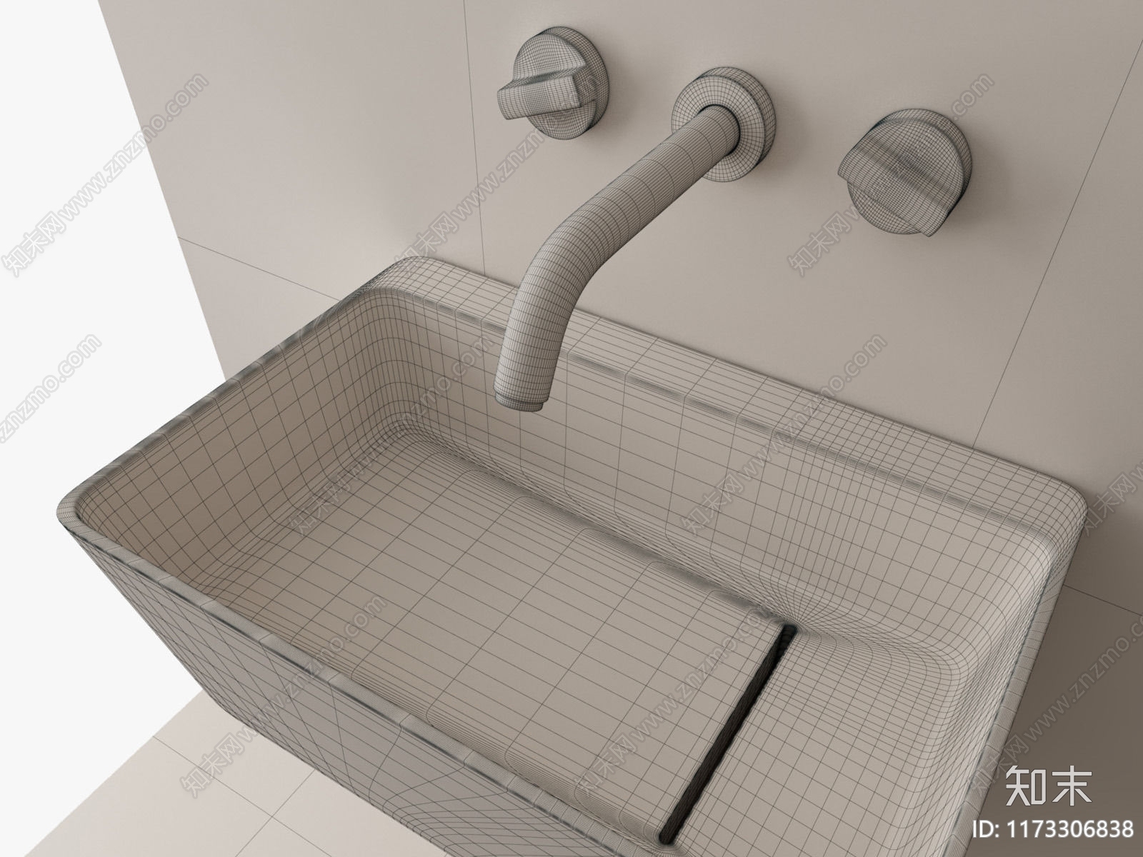 浴室柜3D模型下载【ID:1173306838】