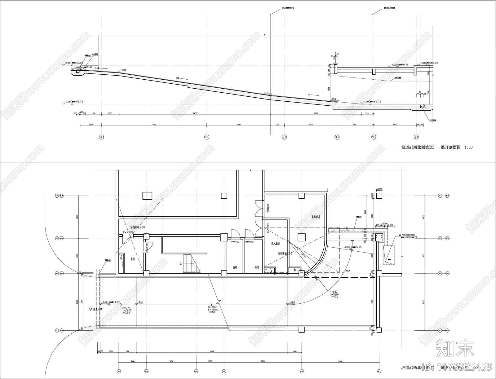 现代学校建筑cad施工图下载【ID:1173325459】
