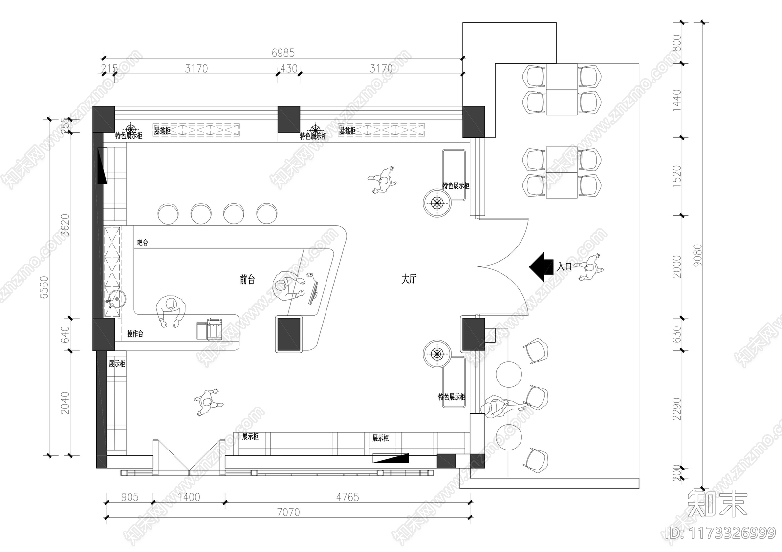 工装平面图施工图下载【ID:1173326999】