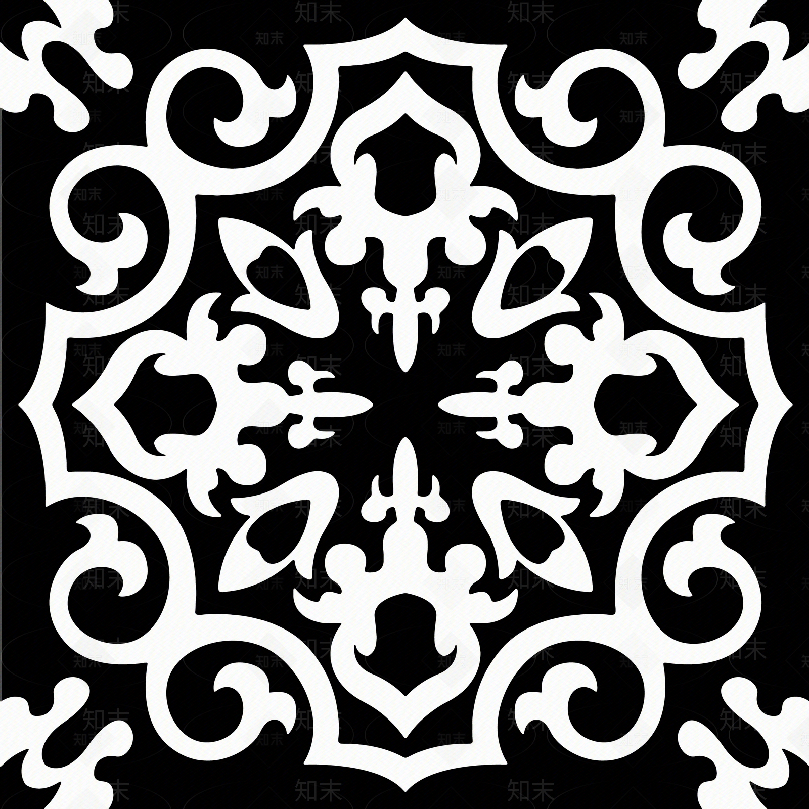 欧式美式黑白凹凸贴图下载【ID:1173333269】