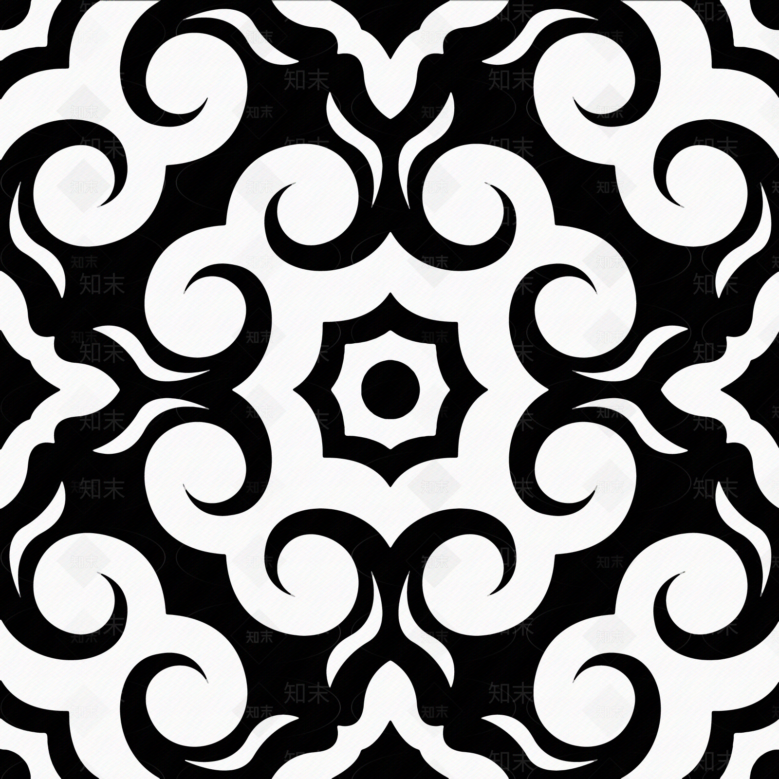 欧式美式黑白凹凸贴图下载【ID:1173338506】